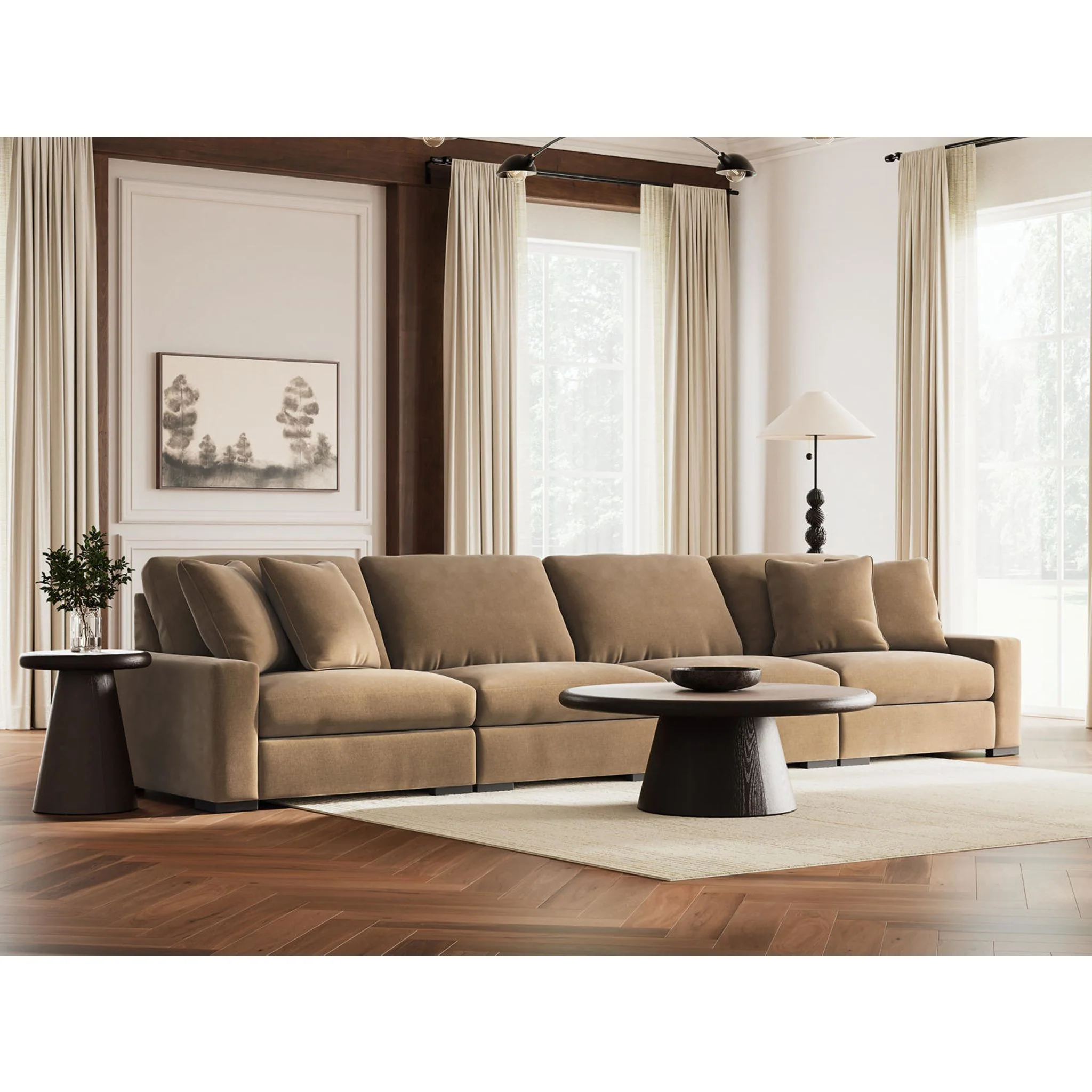 Calden-Exclusive 4 Piece Modular Sectional - Image 7