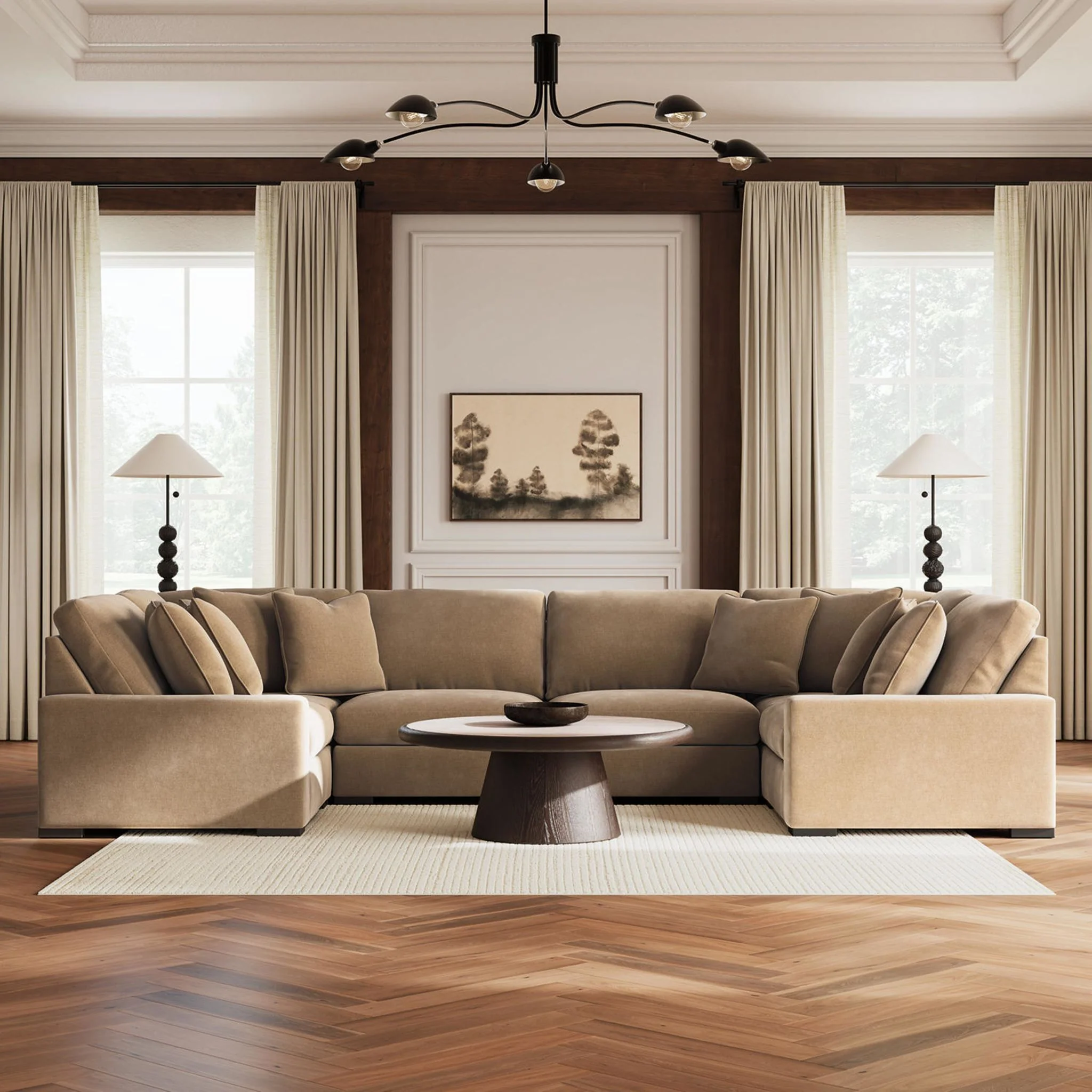 Calden-Exclusive 6 Piece Modular Sectional - Image 10