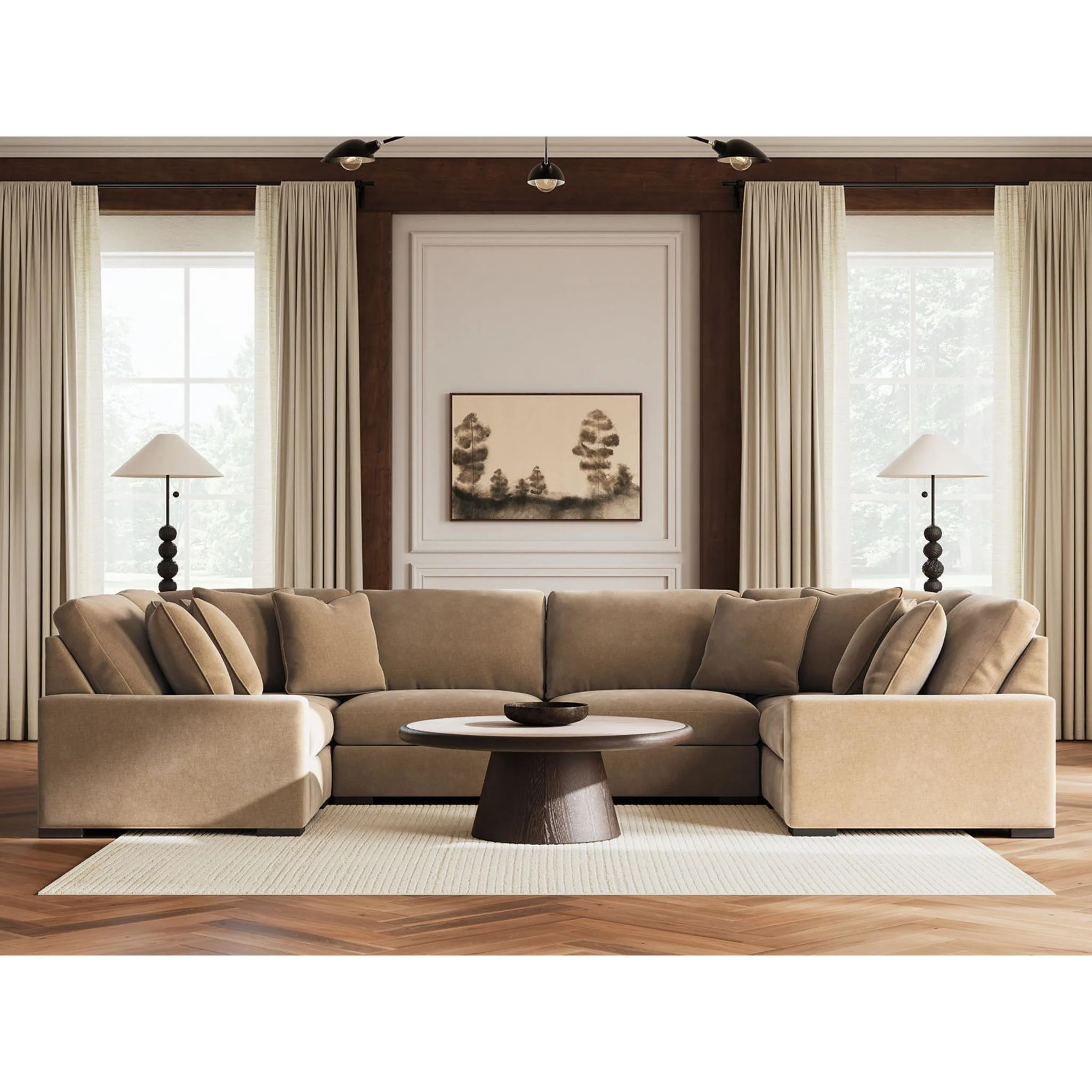 Calden-Exclusive 6 Piece Modular Sectional - Image 2
