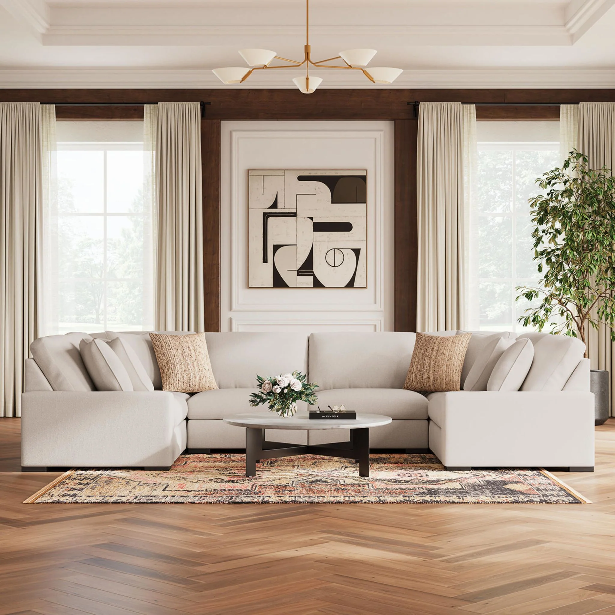 Calden-Exclusive 6 Piece Modular Sectional - Image 22