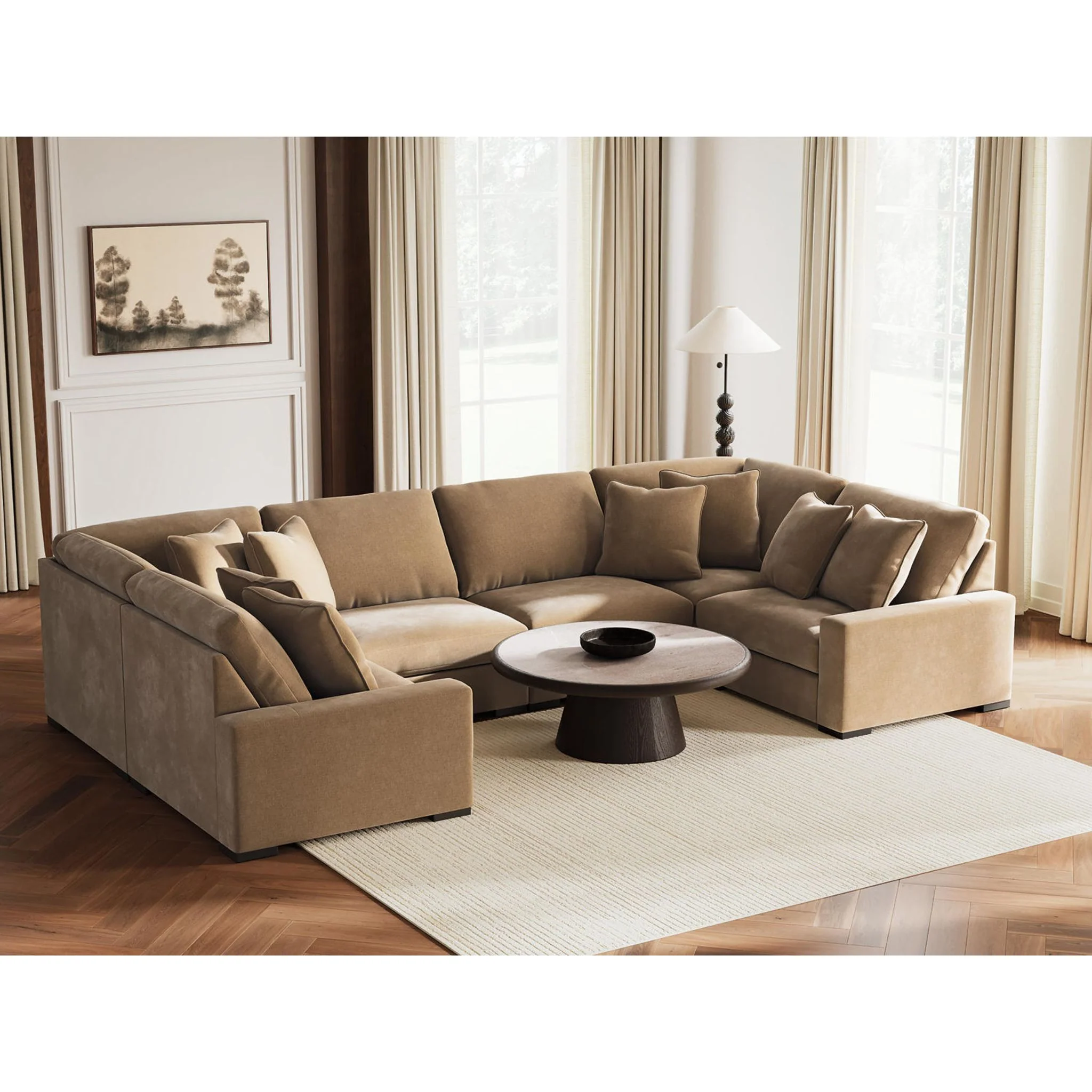 Calden-Exclusive 6 Piece Modular Sectional - Image 6