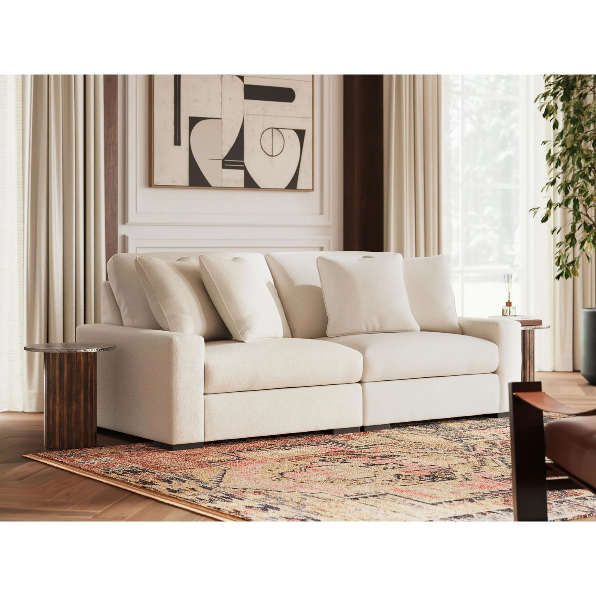 Calden-Exclusive 2 Piece Modular Sectional - Image 16
