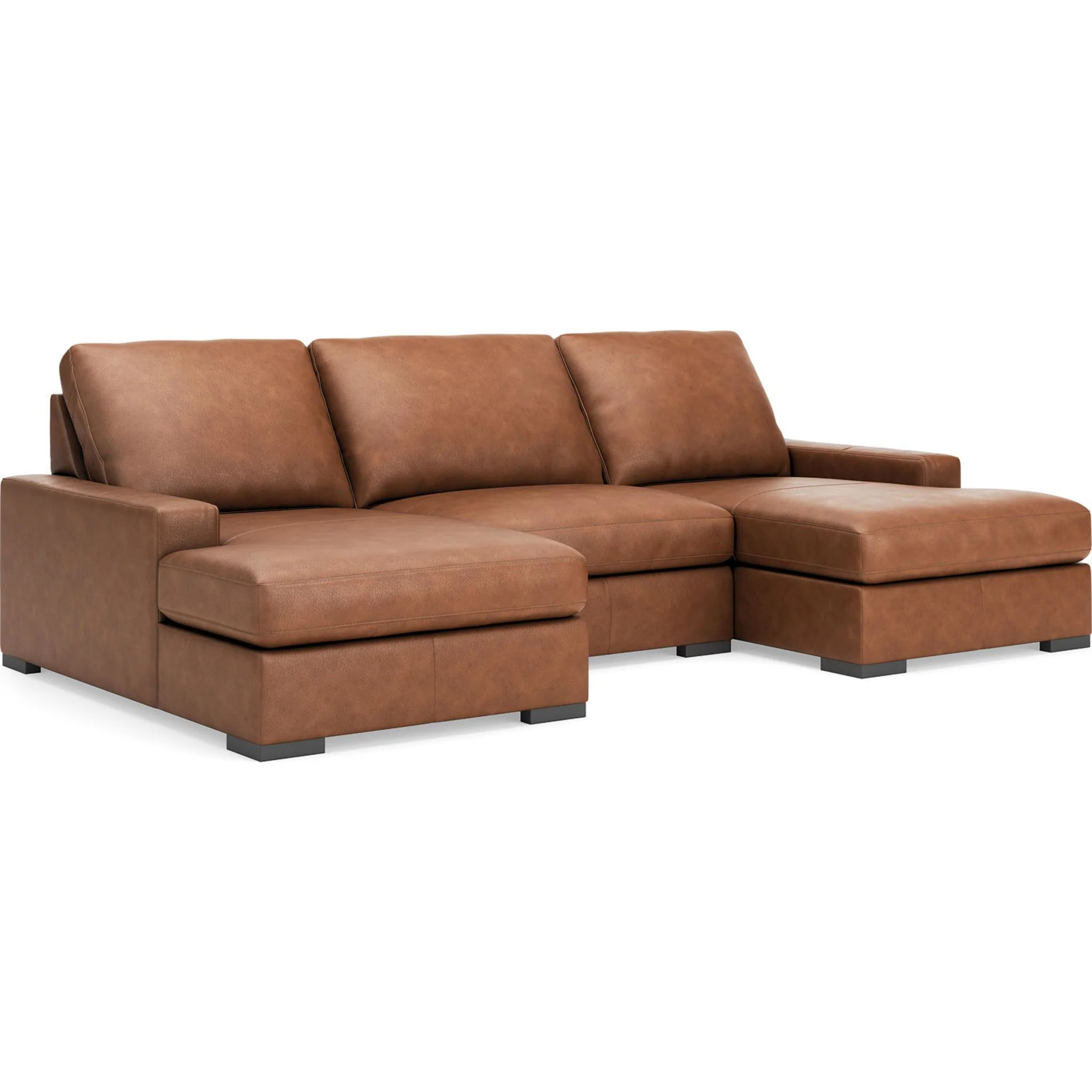 Calden-Exclusive 3 Piece Modular Sectional with Double Chaise - Image 3