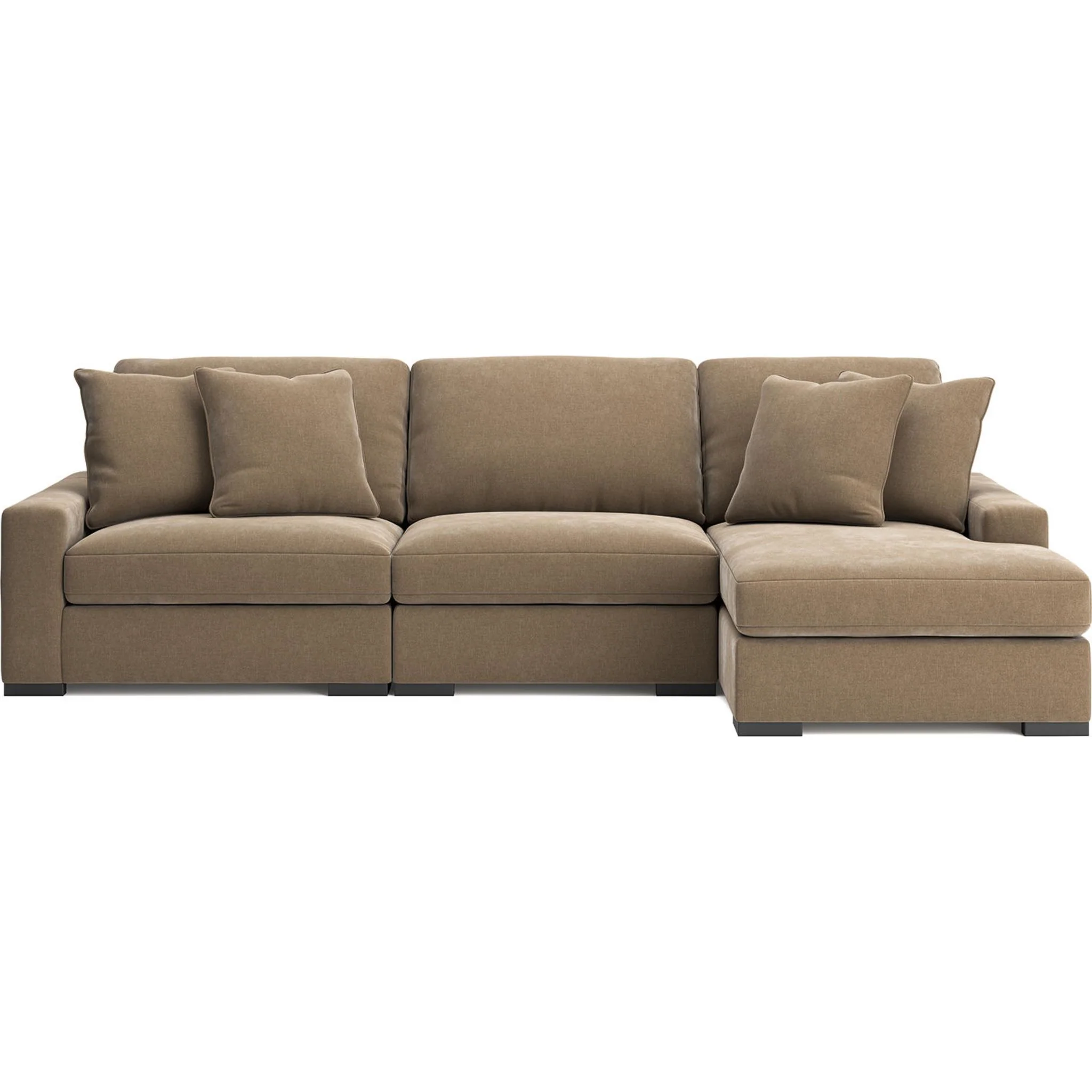 Calden-Exclusive 3 Piece Sectional with Chaise - Image 3