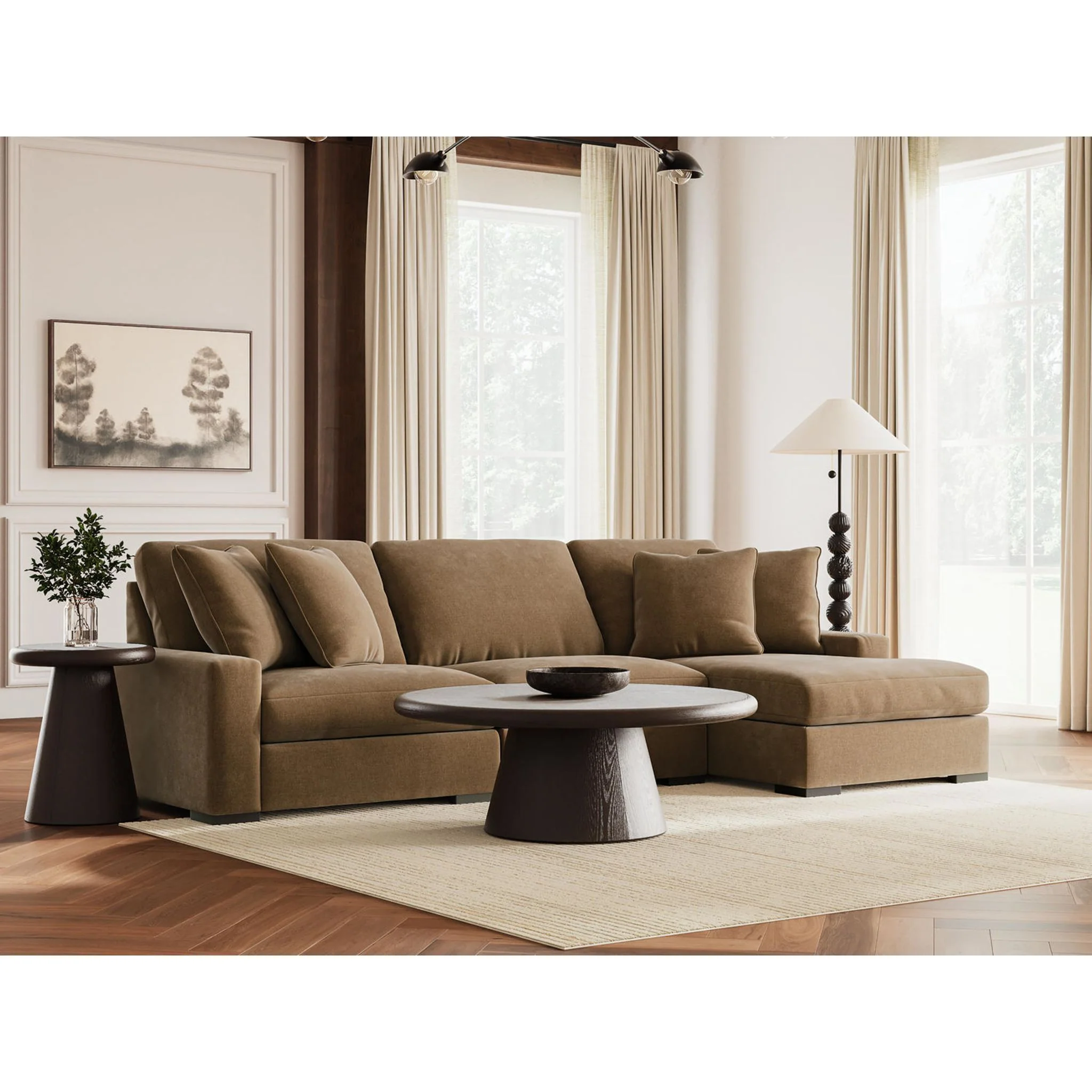 Calden-Exclusive 3 Piece Sectional with Chaise - Image 7