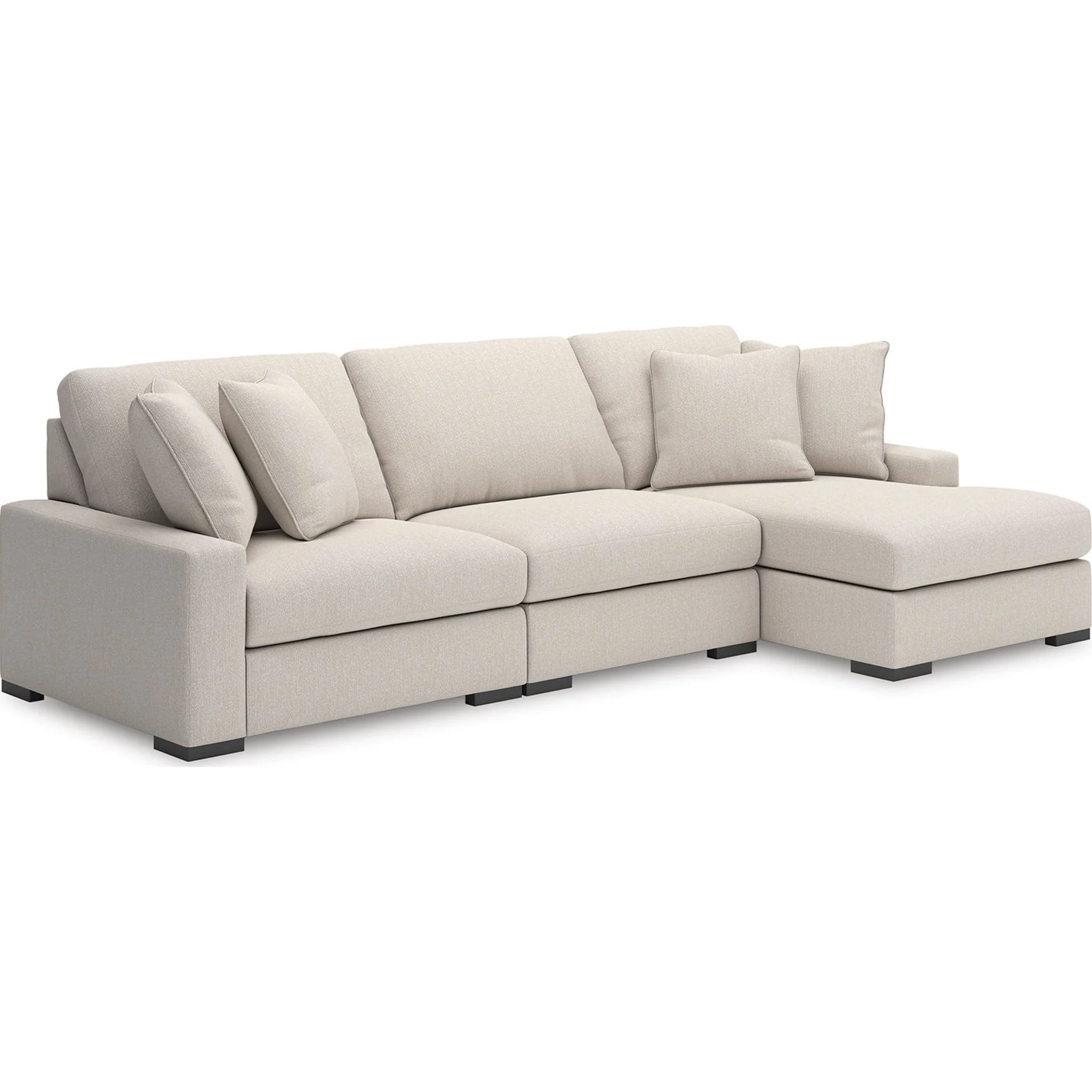 Calden-Exclusive 3 Piece Sectional with Chaise - Image 8