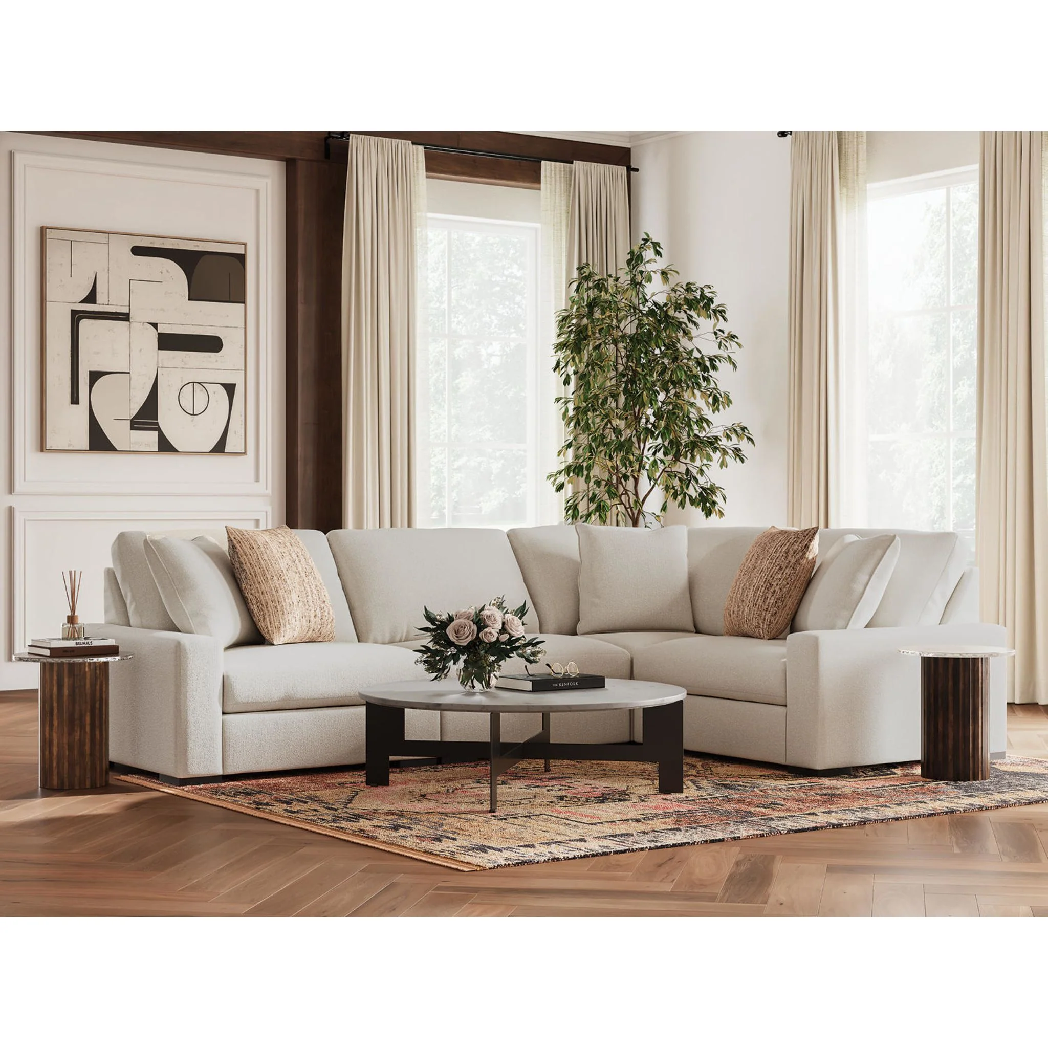 Calden-Exclusive 4 Piece Modular Sectional - Image 26