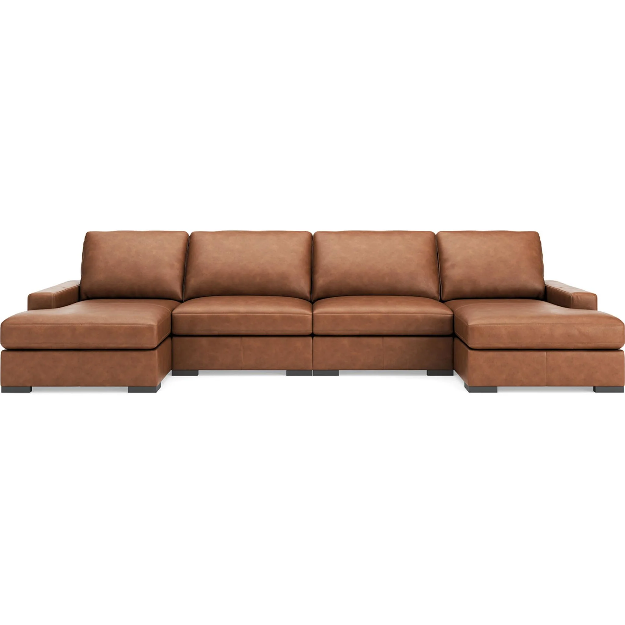 Calden-Exclusive 4 Piece Modular Sectional with Double Chaise - Image 5