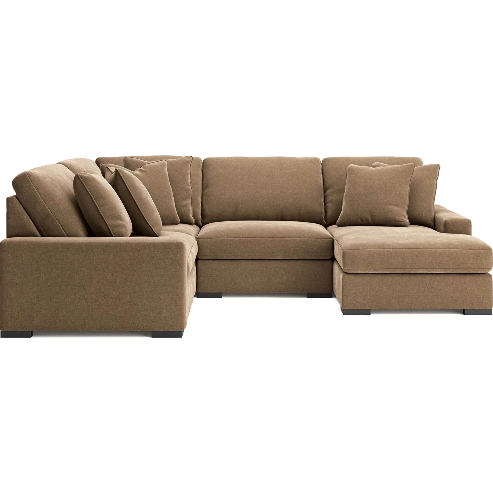 Calden-Exclusive 4 Piece Modular Sectional with Chaise - Image 3