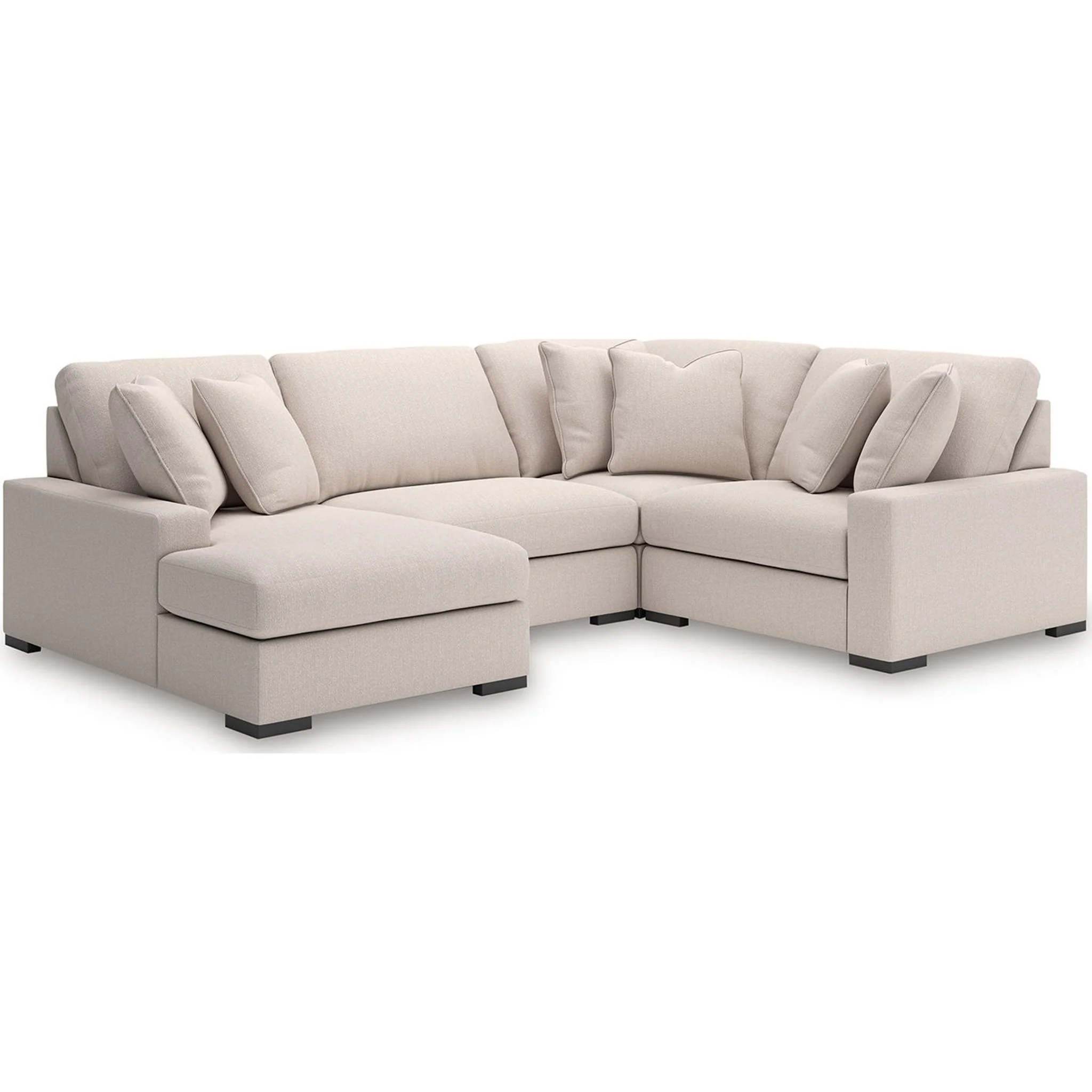 Calden-Exclusive 4 Piece Modular Sectional with Chaise - Image 34