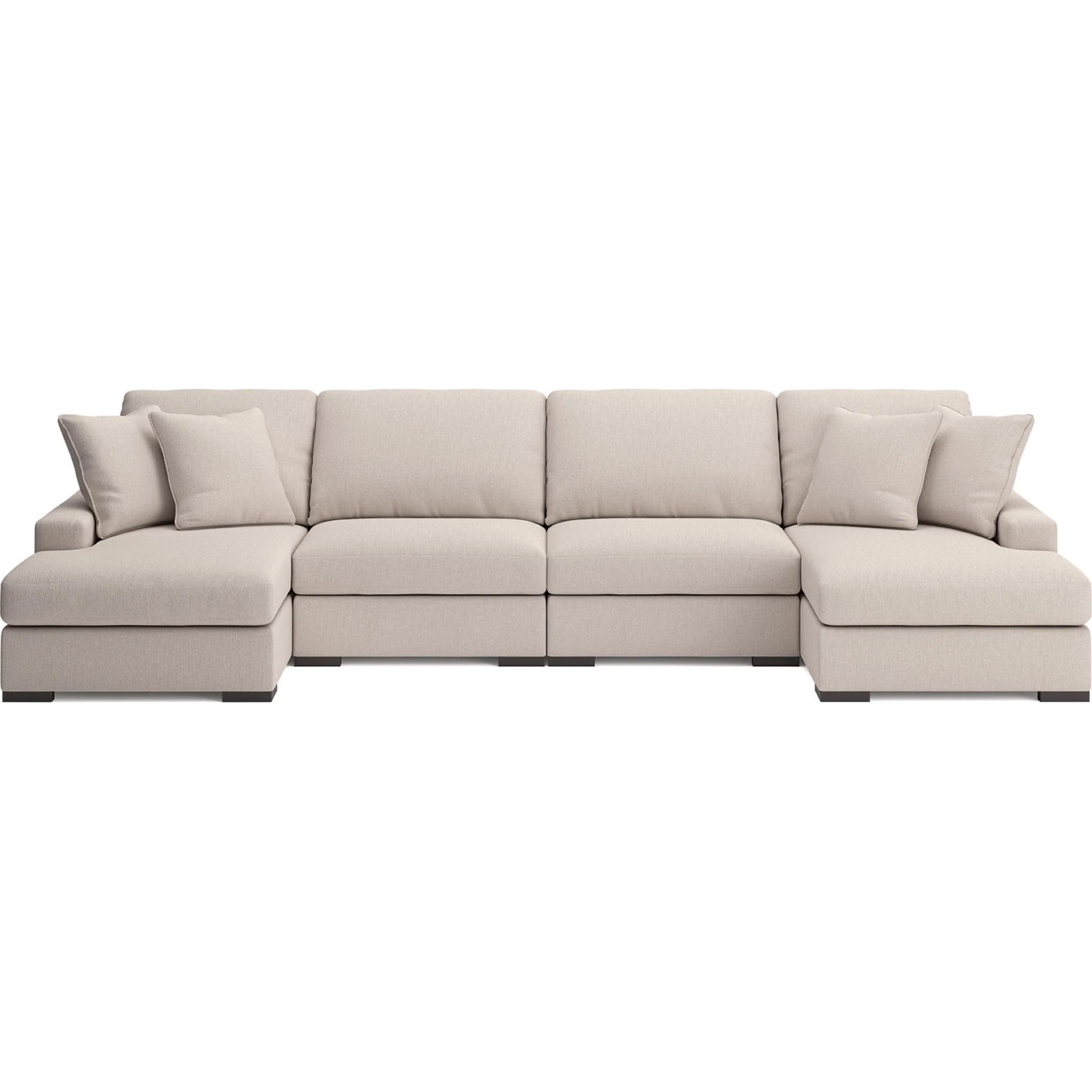 Calden-Exclusive 4 Piece Sectional with Double Chaise - Image 30