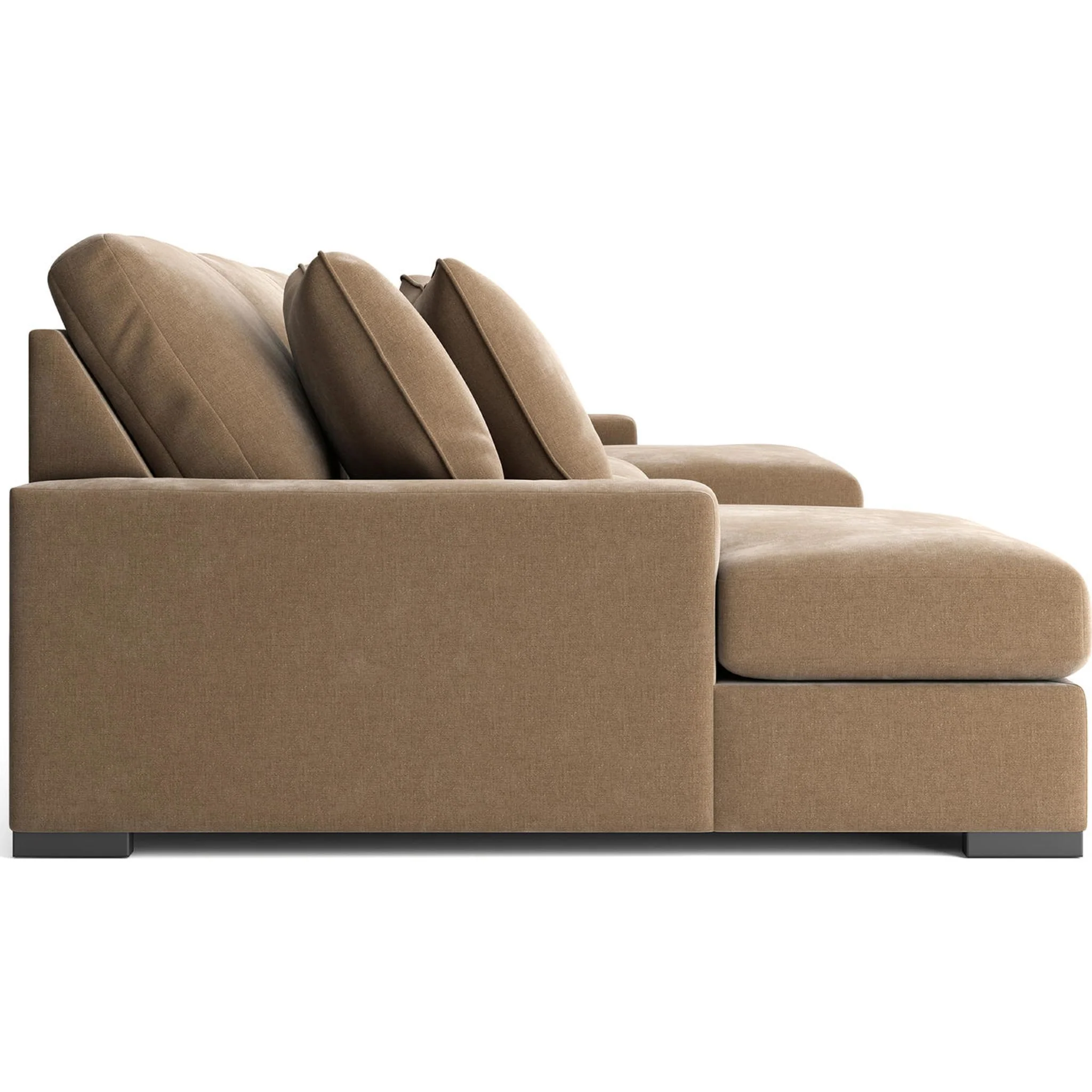 Calden-Exclusive 4 Piece Sectional with Double Chaise - Image 4