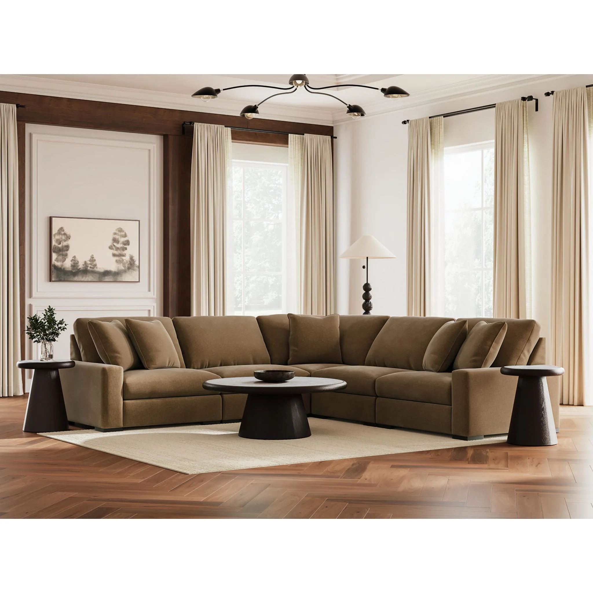 Calden-Exclusive 5 Piece Modular Sectional - Image 33