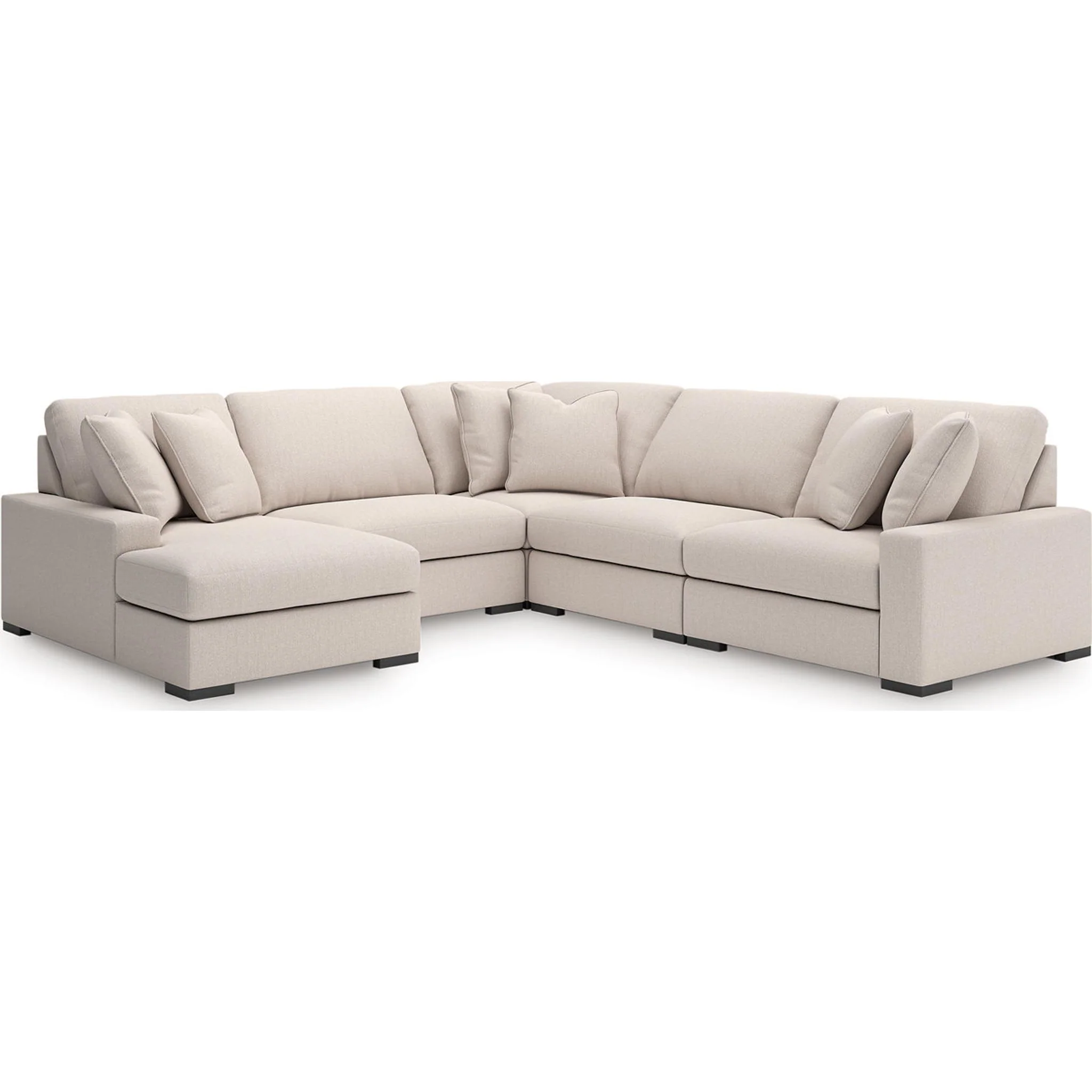 Calden-Exclusive 5 Piece Modular Sectional with Chaise - Image 28