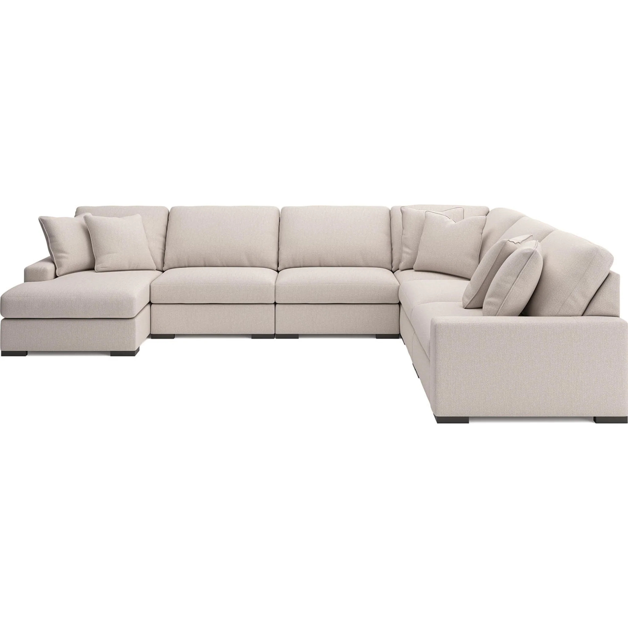 Calden-Exclusive 6 Piece Modular Sectional with Chaise - Image 65