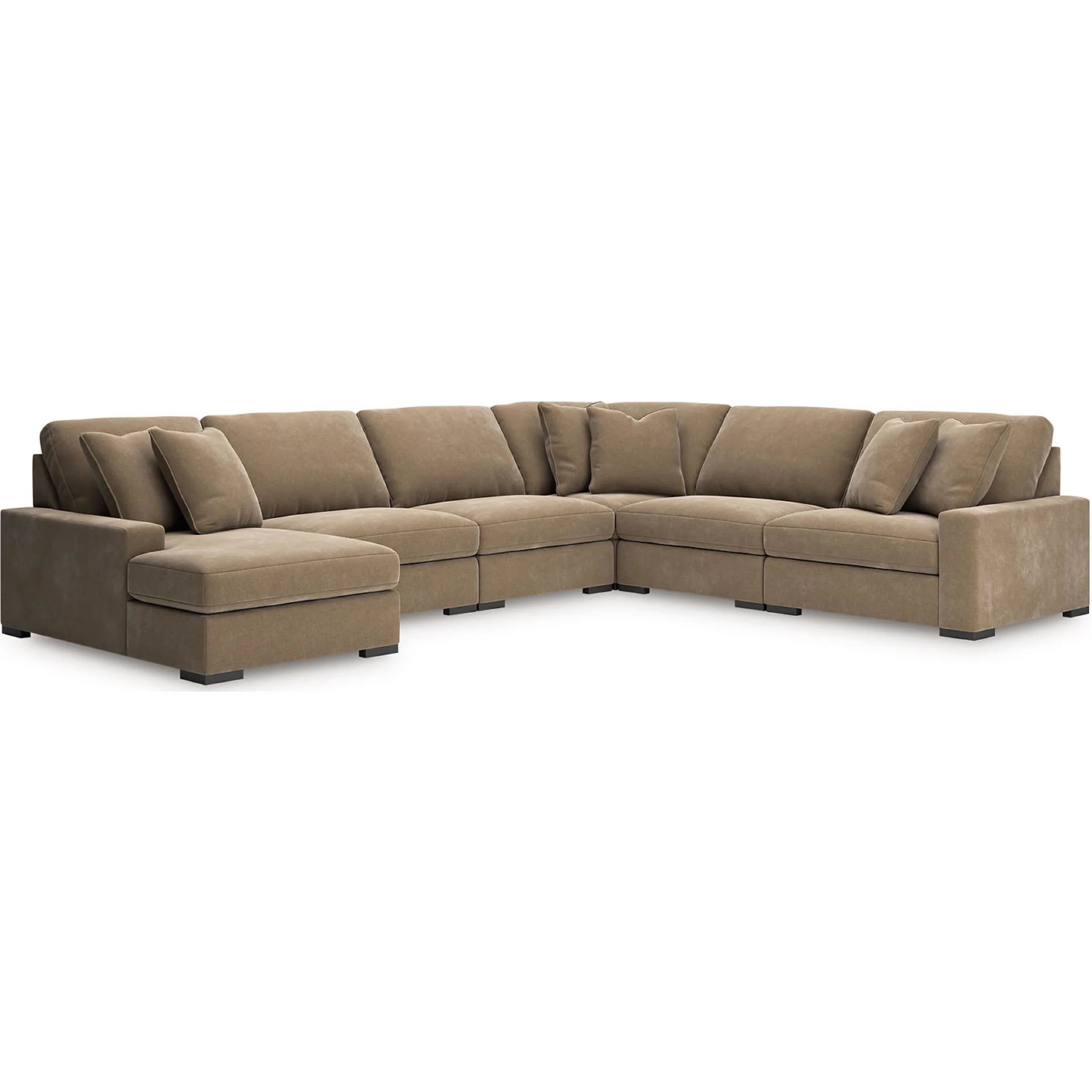 Calden-Exclusive 6 Piece Modular Sectional with Chaise - Image 67