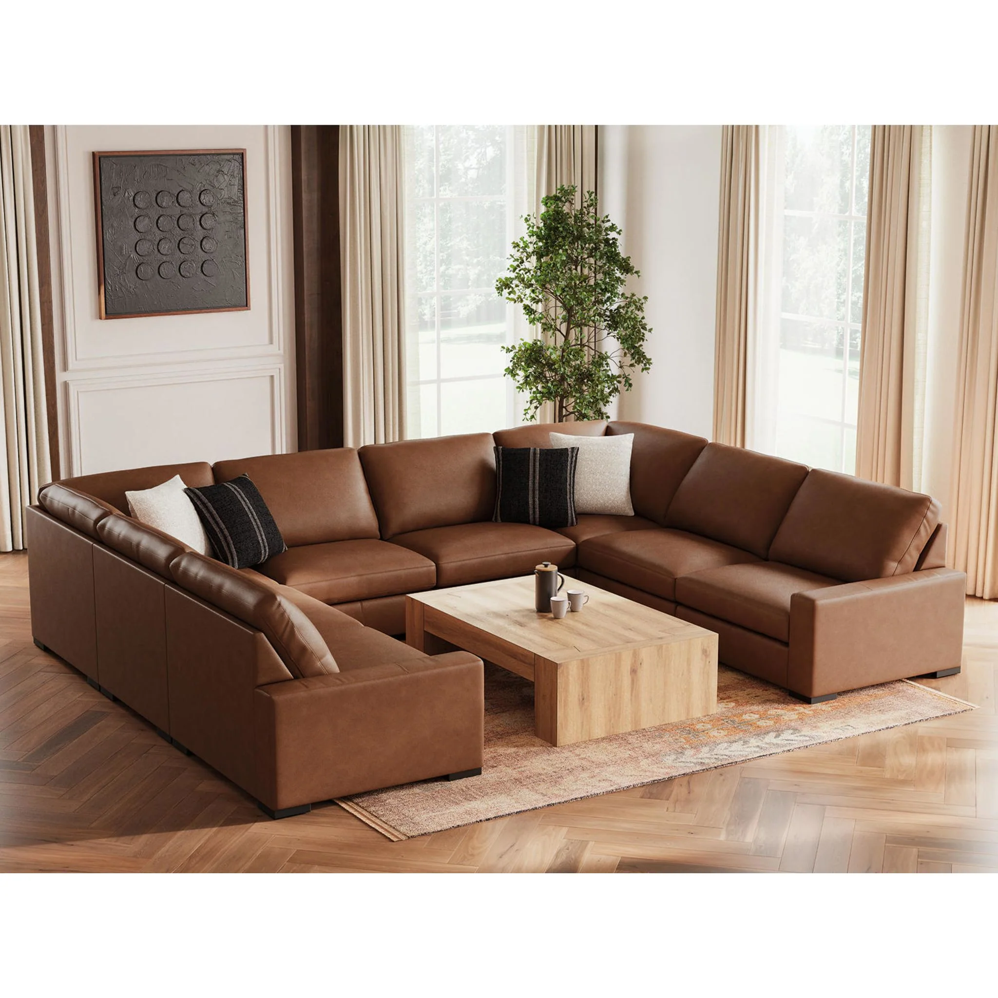 Calden-Exclusive 8 Piece Modular Sectional - Image 6