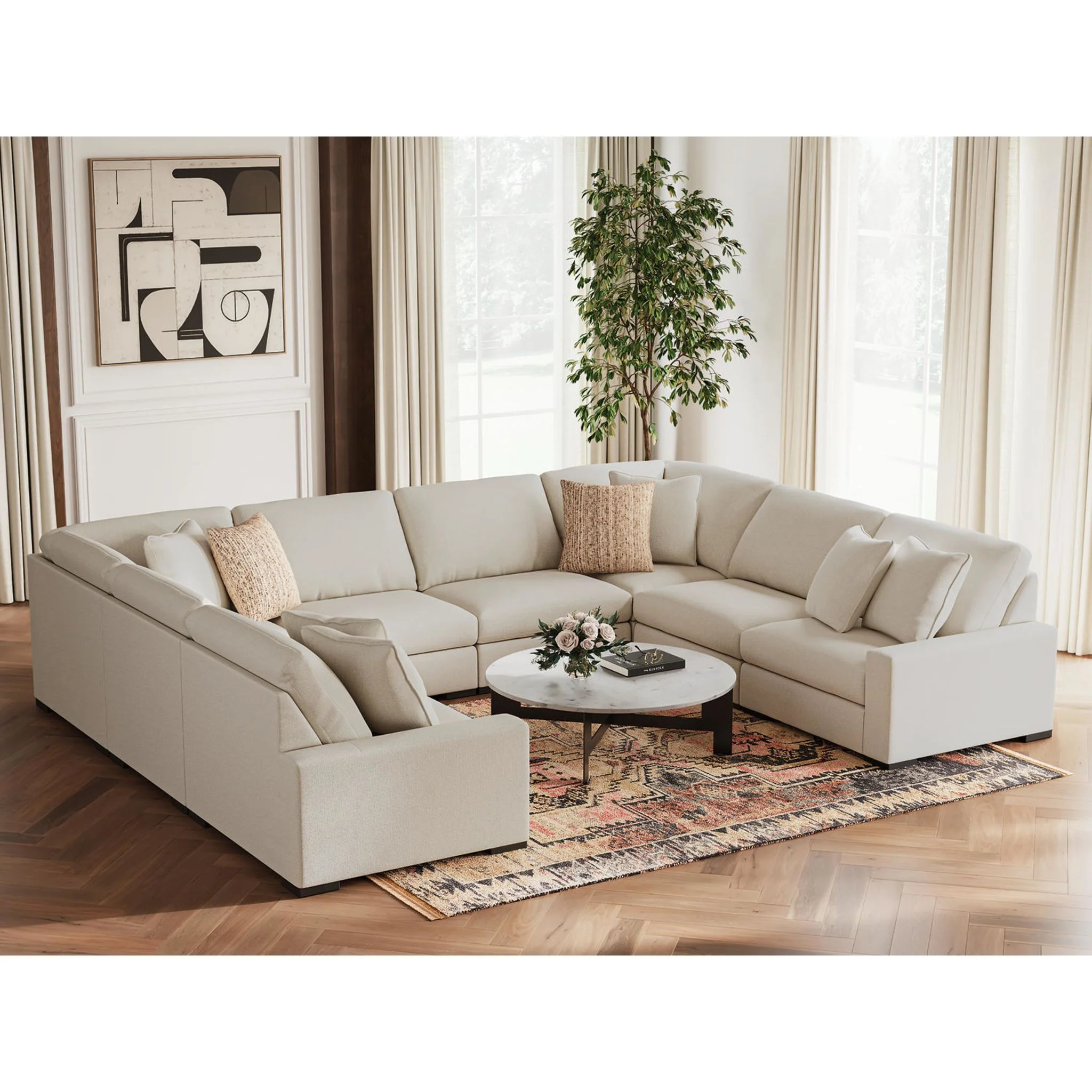 Calden-Exclusive 8 Piece Modular Sectional - Image 27