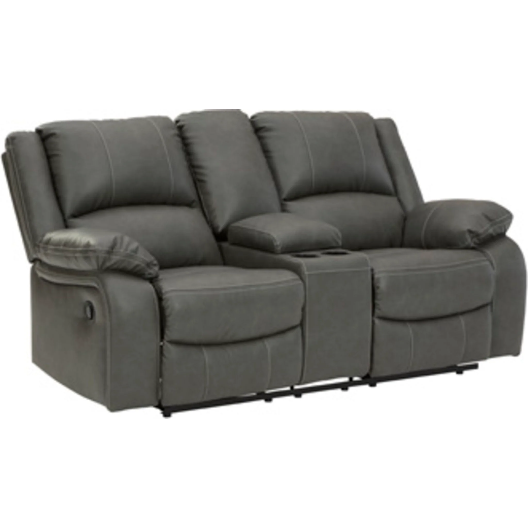 Calderwell Reclining Loveseat with Console - Image 11