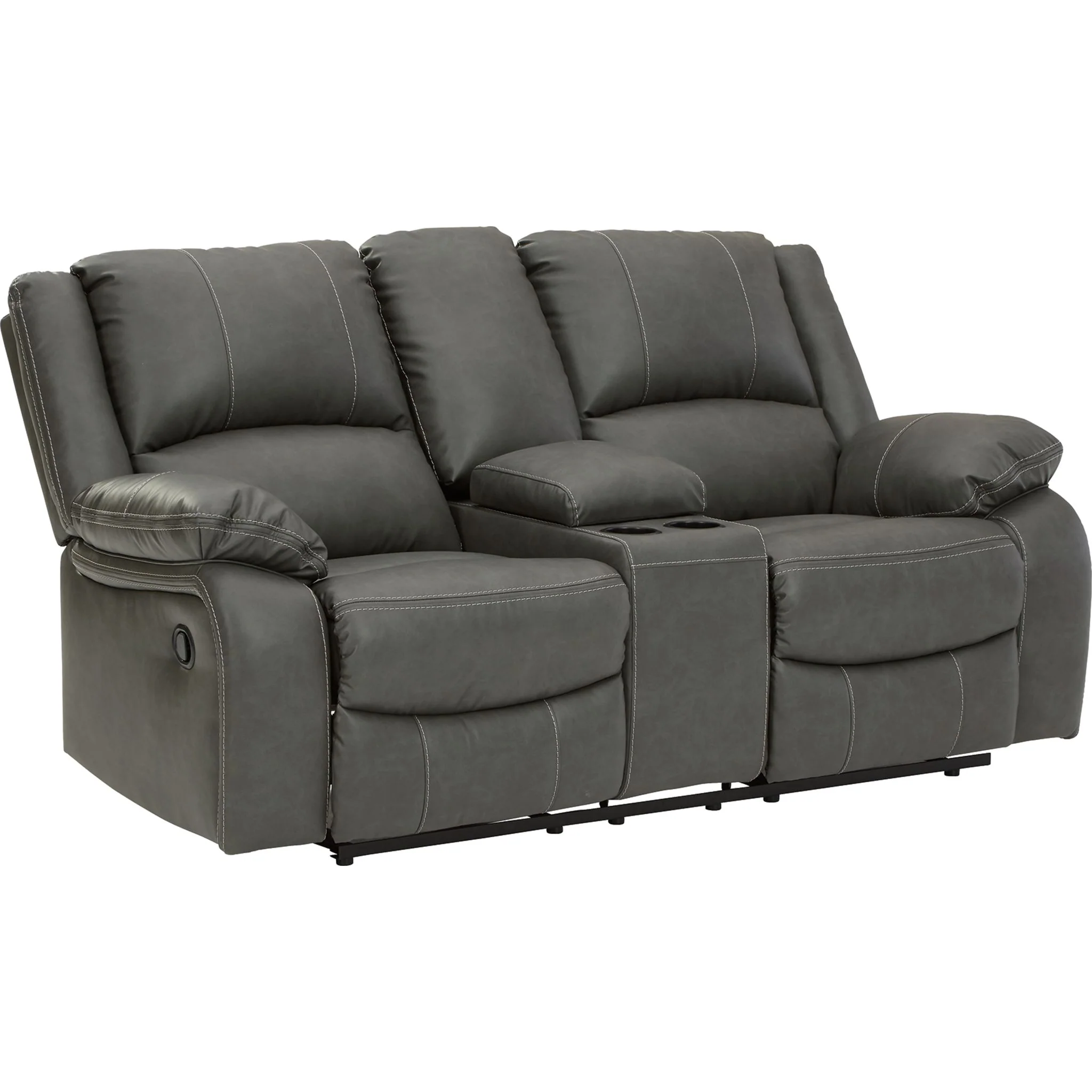 Calderwell Reclining Loveseat with Console - Image 3