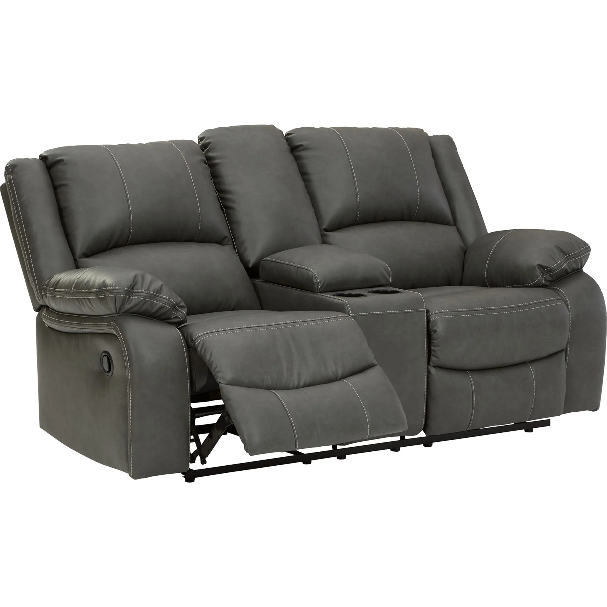 Calderwell Reclining Loveseat with Console - Image 6