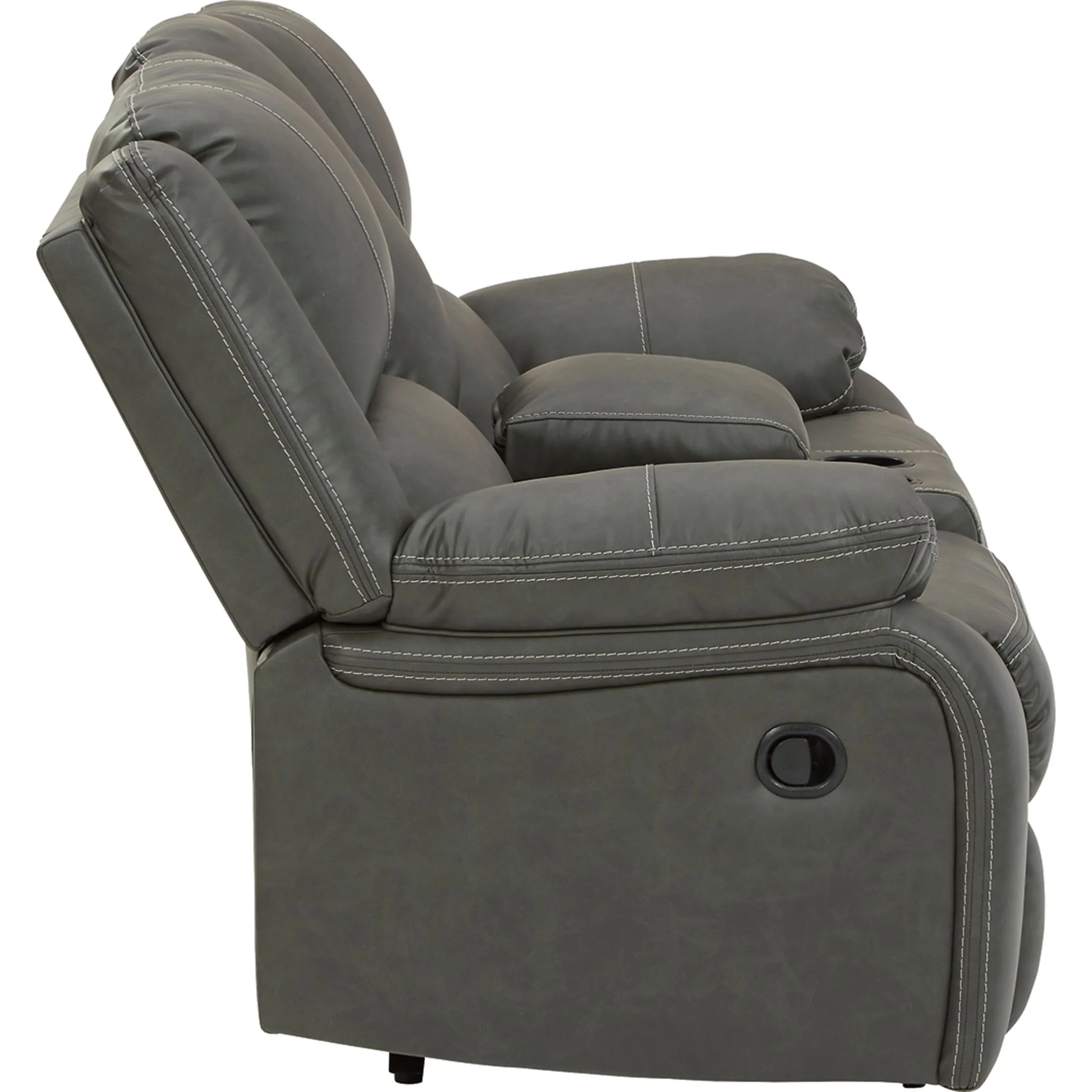 Calderwell Reclining Loveseat with Console - Image 8