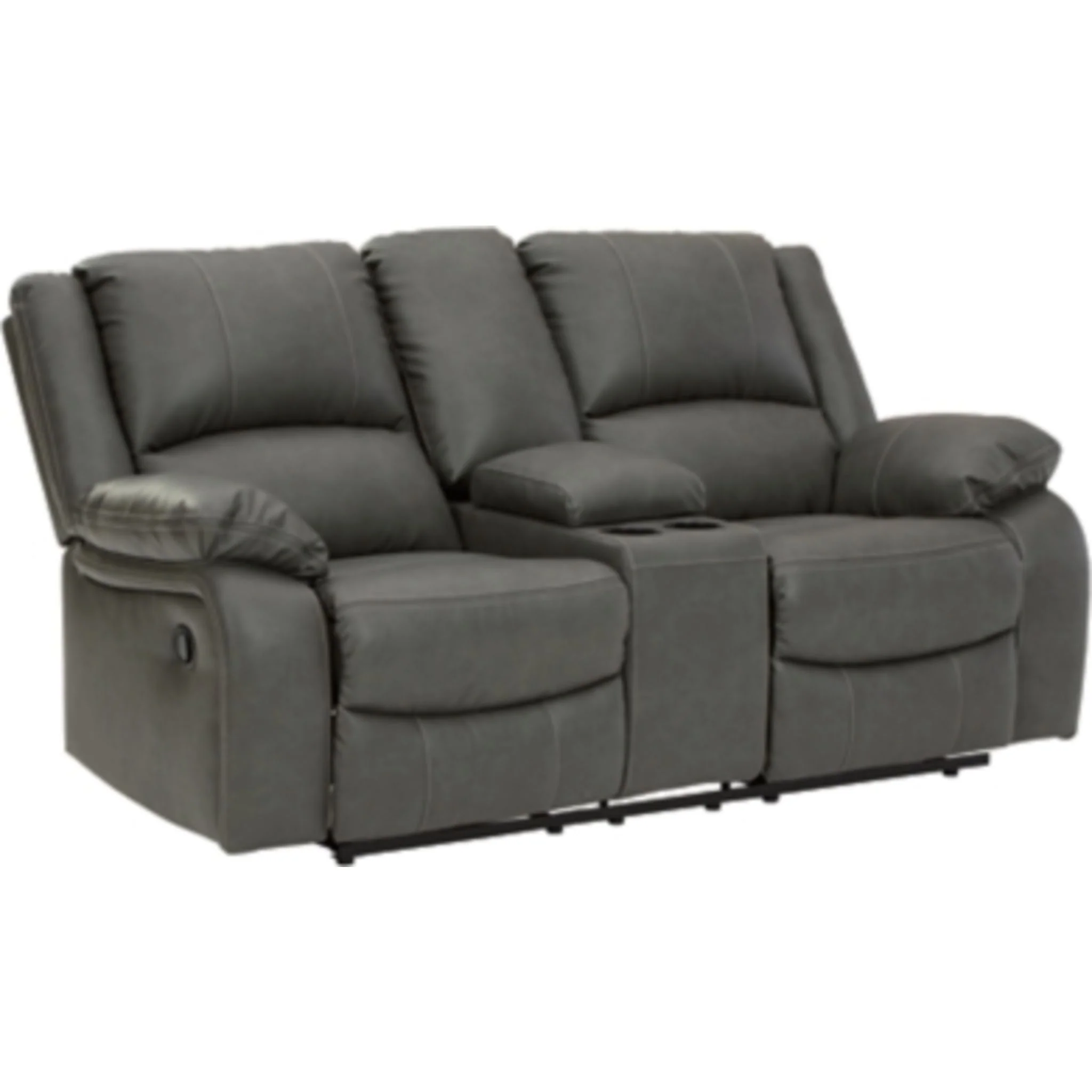 Calderwell Reclining Loveseat with Console - Image 9