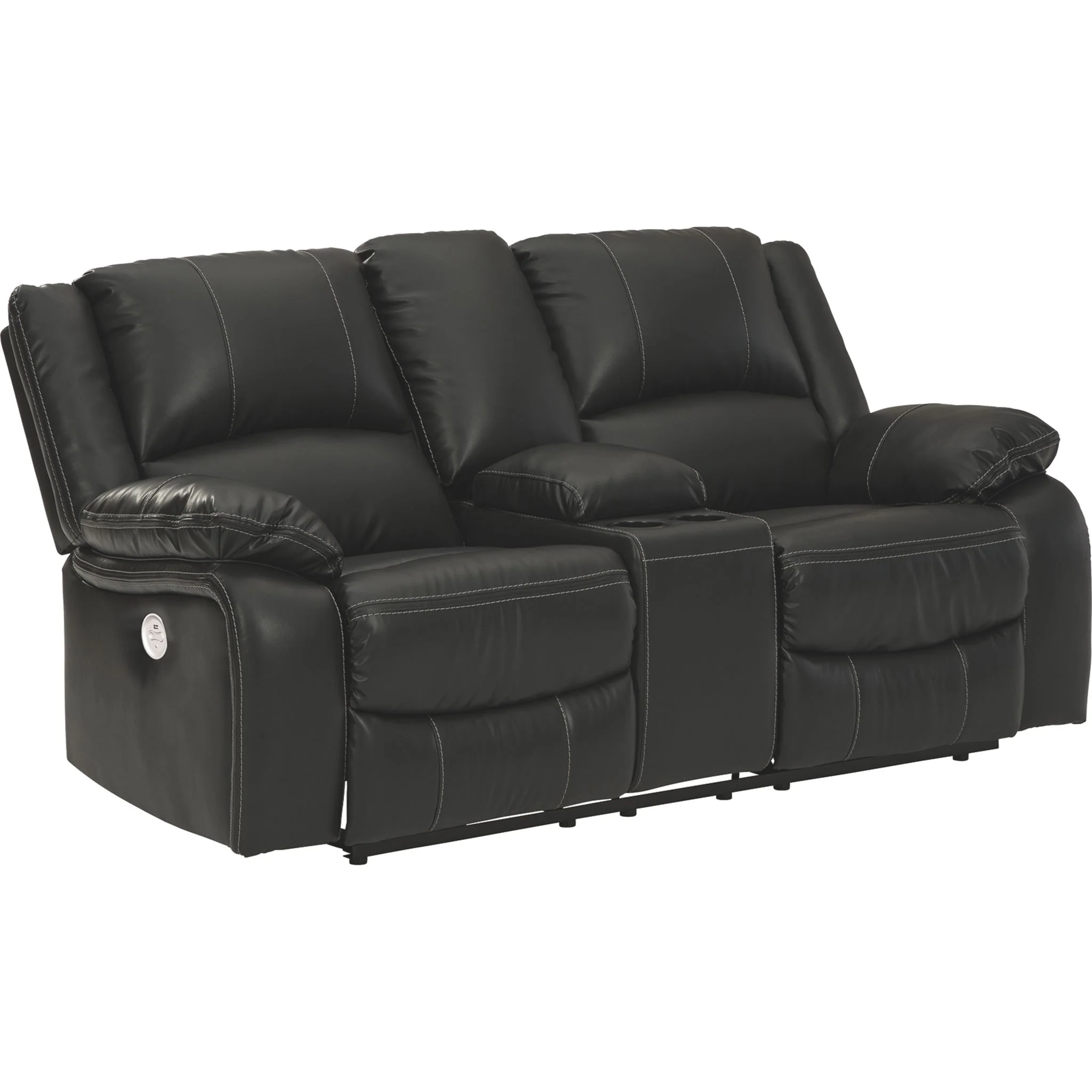 Calderwell Reclining Power Loveseat with Console - Image 6