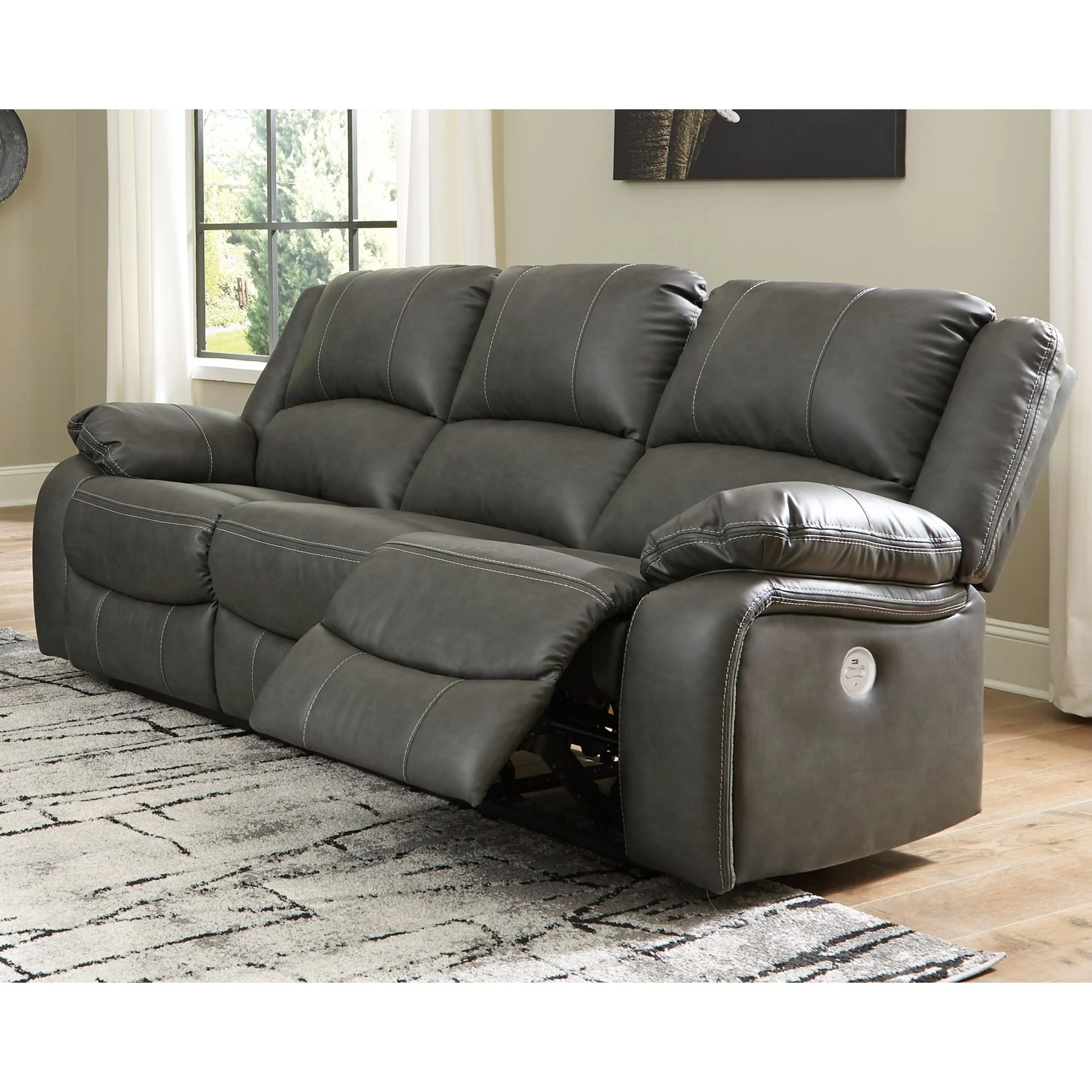 Calderwell Reclining Sofa with Power - Image 2