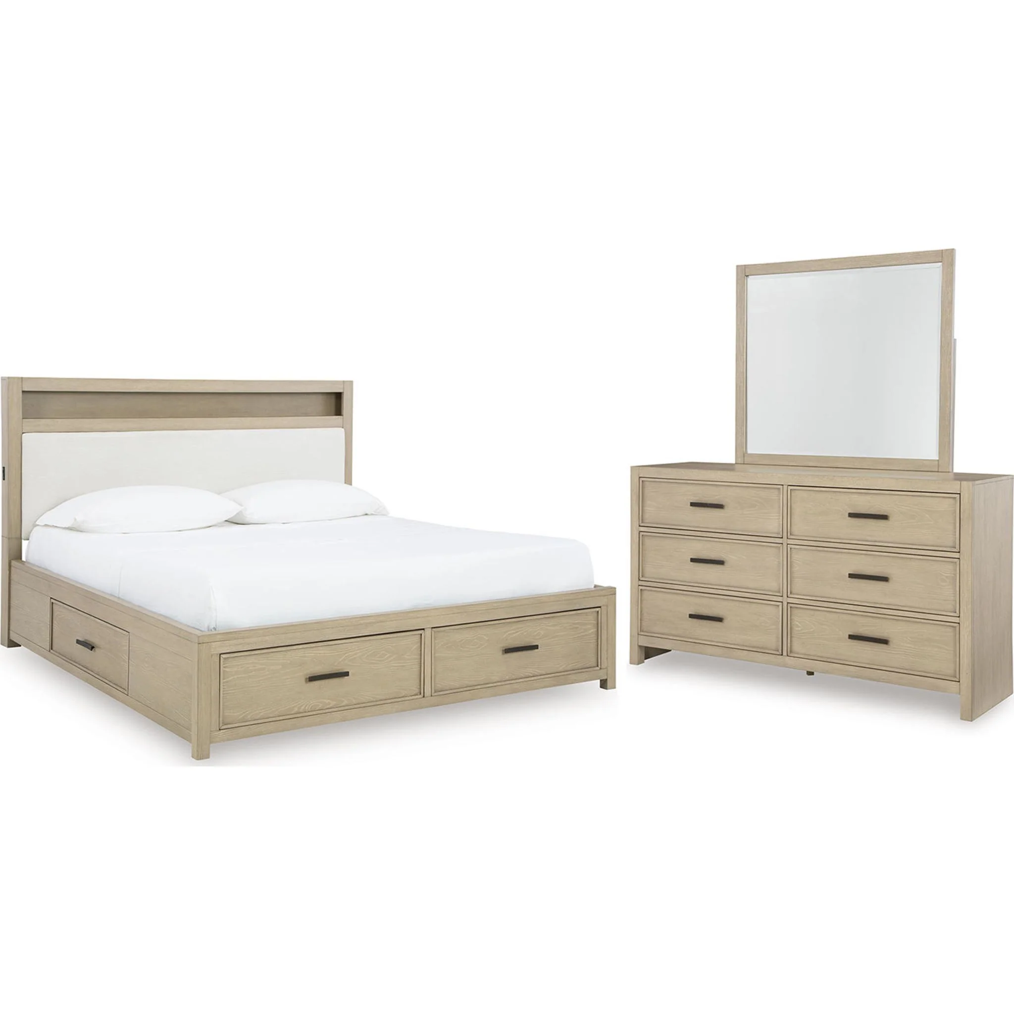 Calmoro-Exclusive 5 Piece Bookcase Bedroom - Image 11