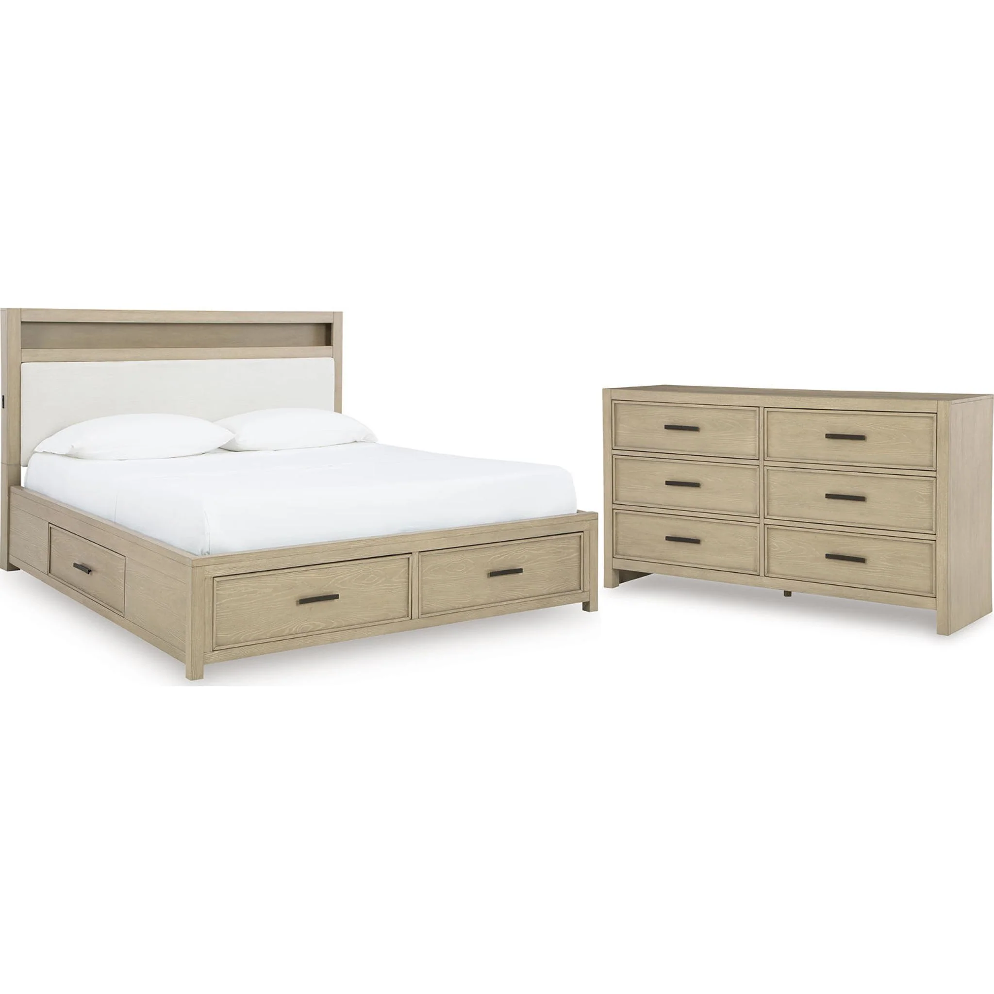 Calmoro-Exclusive 5 Piece Bookcase Bedroom - Image 18