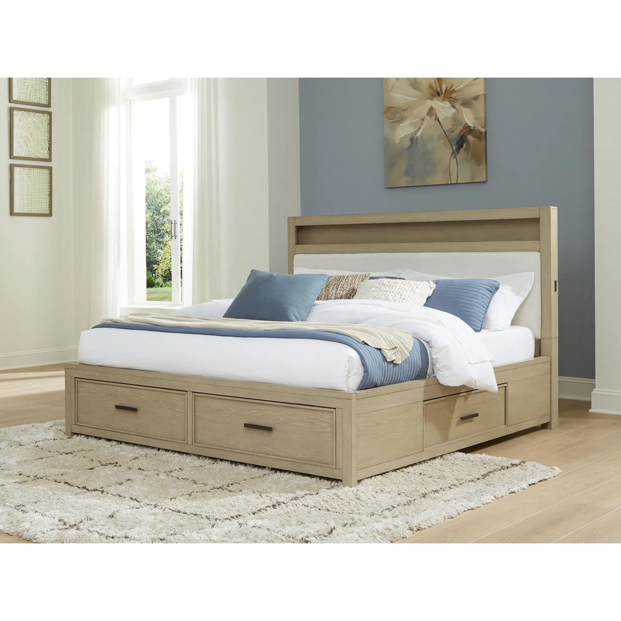 Calmoro-Exclusive 5 Piece Bookcase Bedroom - Image 2
