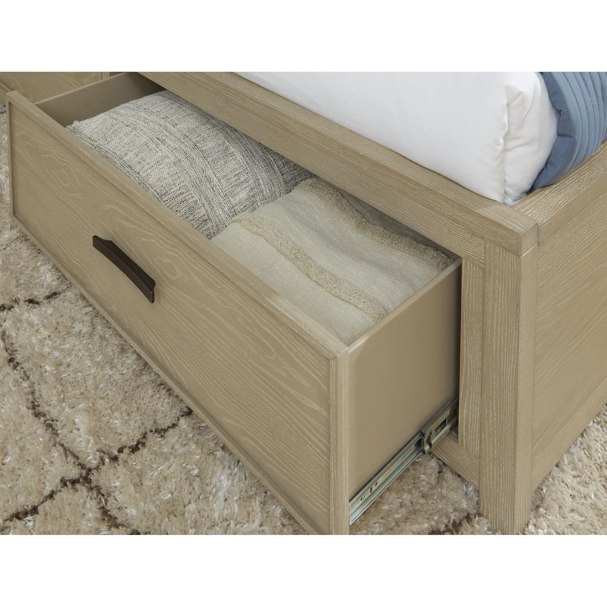 Calmoro-Exclusive Bookcase Storage Bed - Image 21