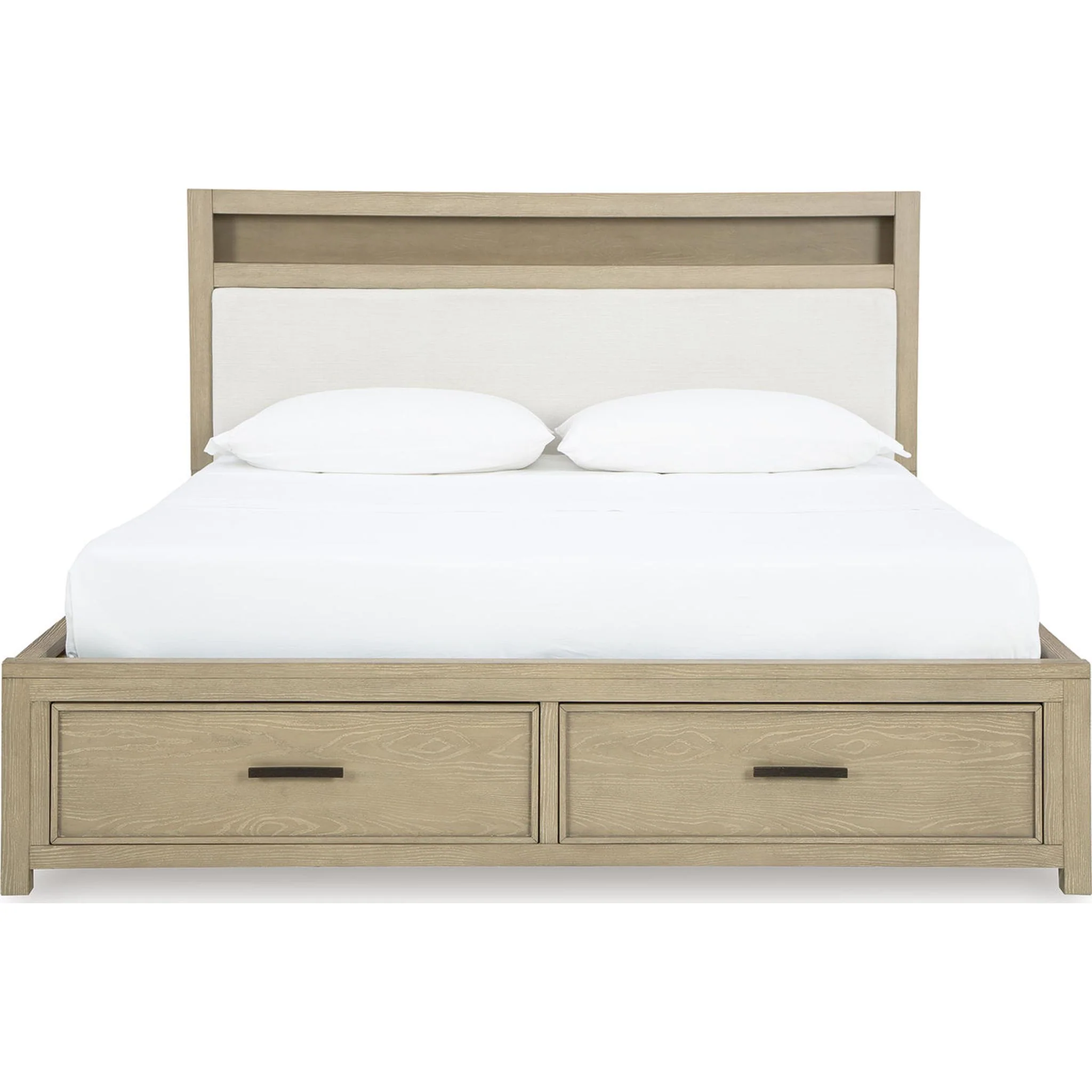 Calmoro-Exclusive Bookcase Storage Bed - Image 24