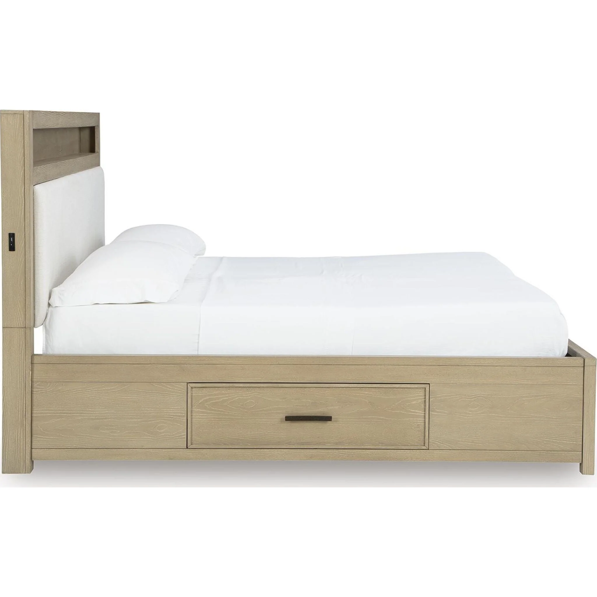 Calmoro-Exclusive Bookcase Storage Bed - Image 41