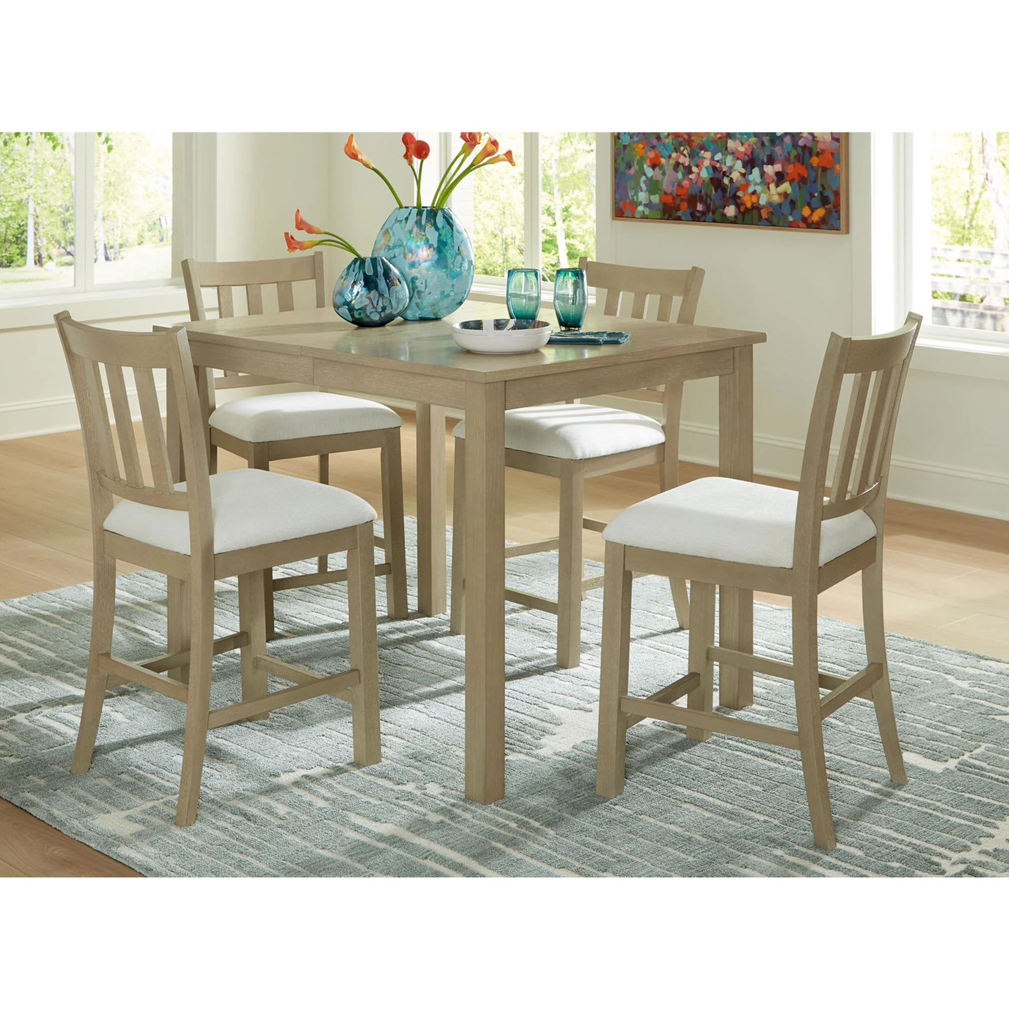 Calmoro-Exclusive Counter Dining Set - Image 2