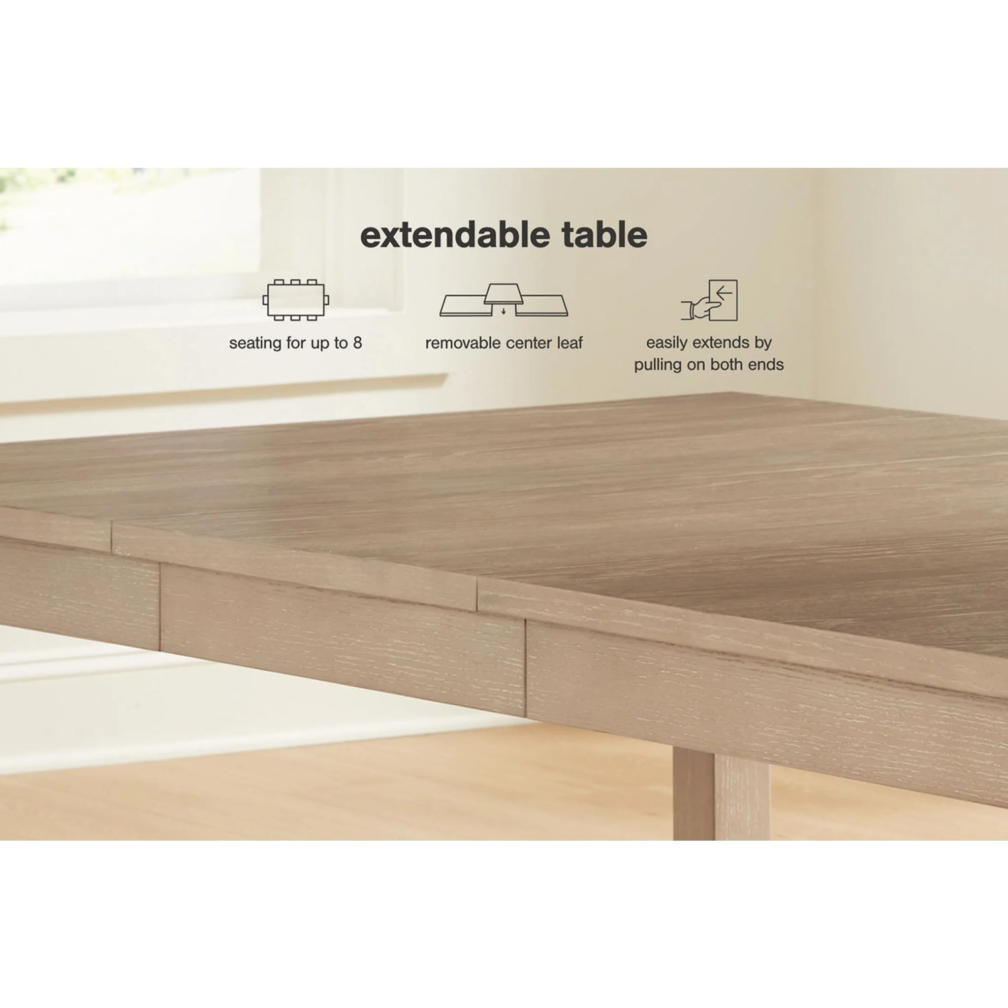 Calmoro-Exclusive Counter Height Extension Table - Image 8