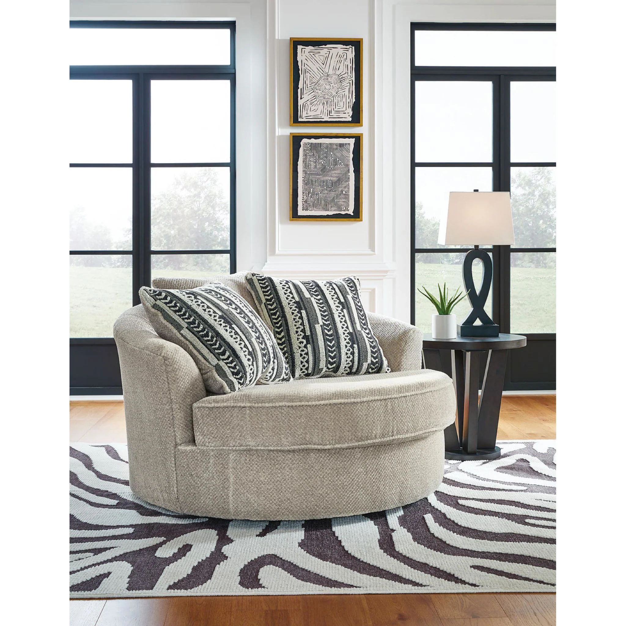 Calnita Swivel Accent Chair - Image 2