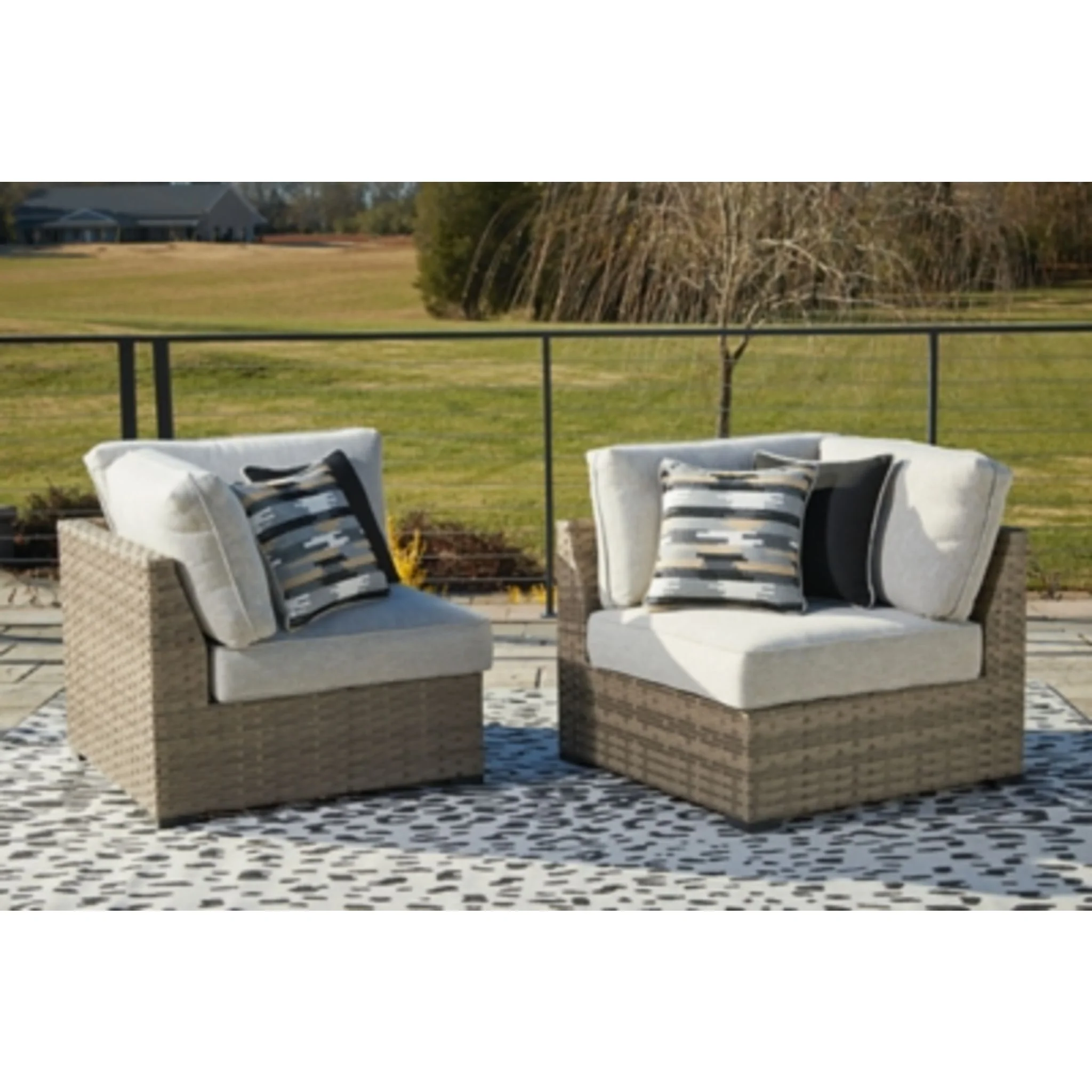 Outdoor Calworth Corner with Cushion (2/CN) - Image 2