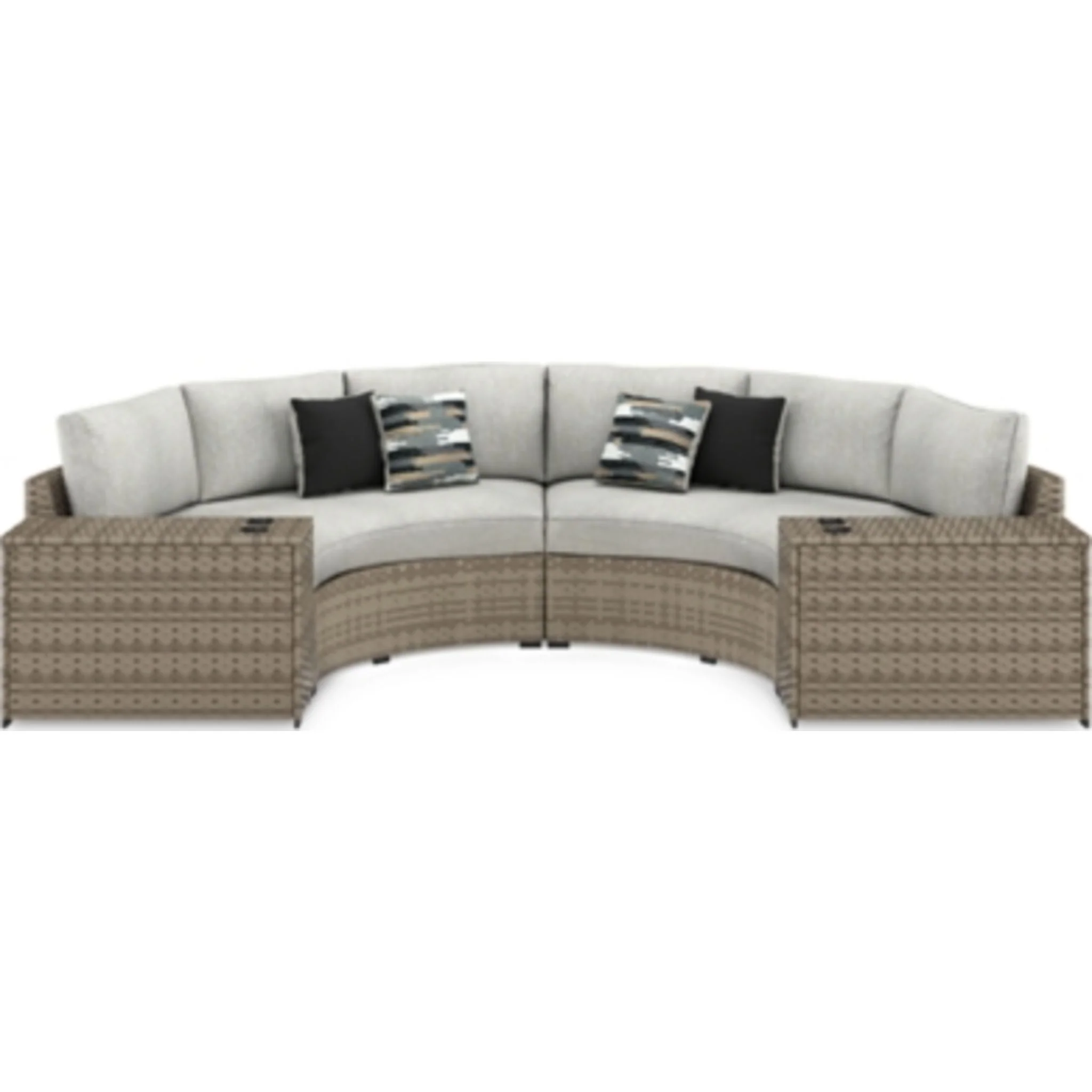 Calworth 4 Piece Outdoor Sectional - Image 6