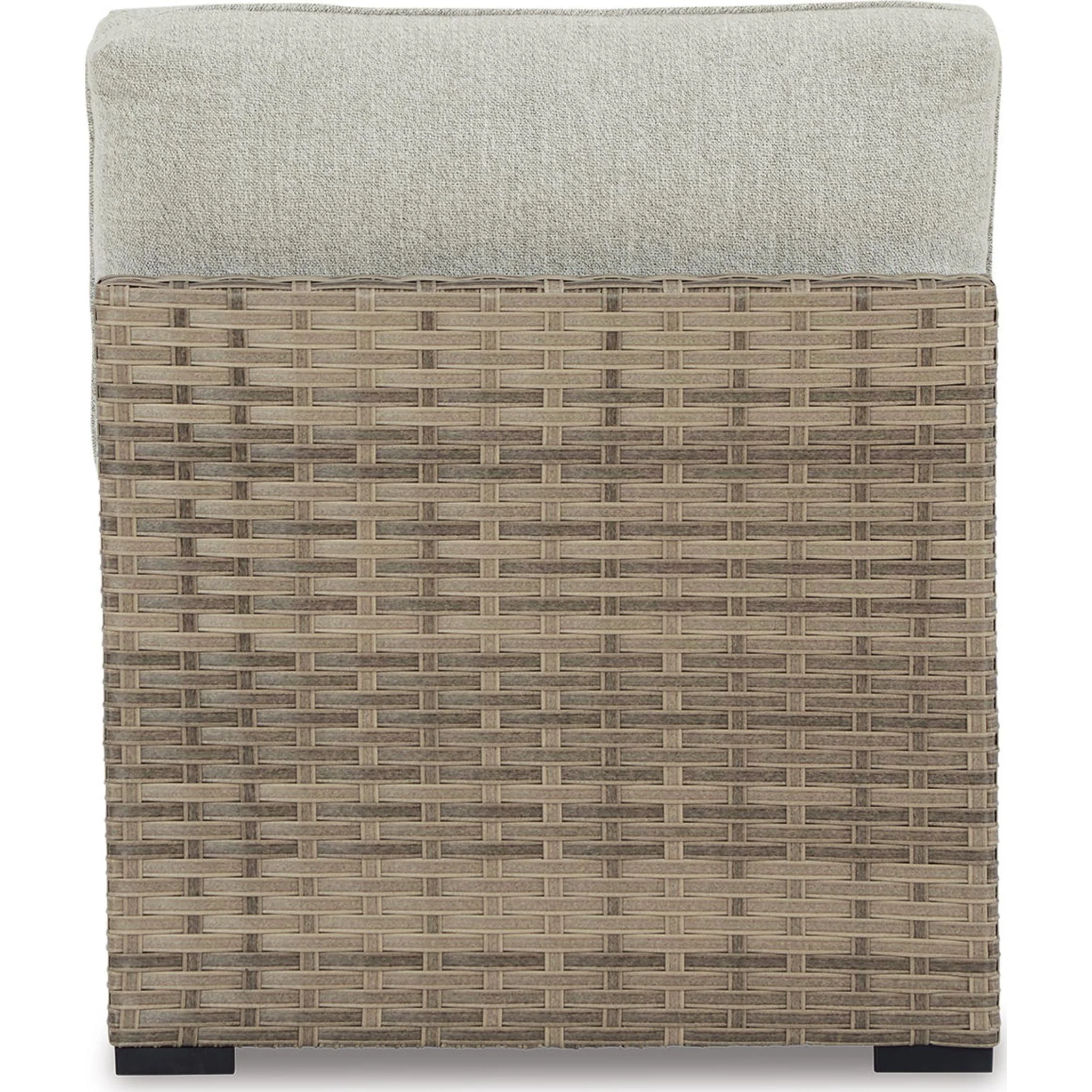 Calworth Outdoor Modular Armless Chair (Set of 2) with Cushion - Image 11
