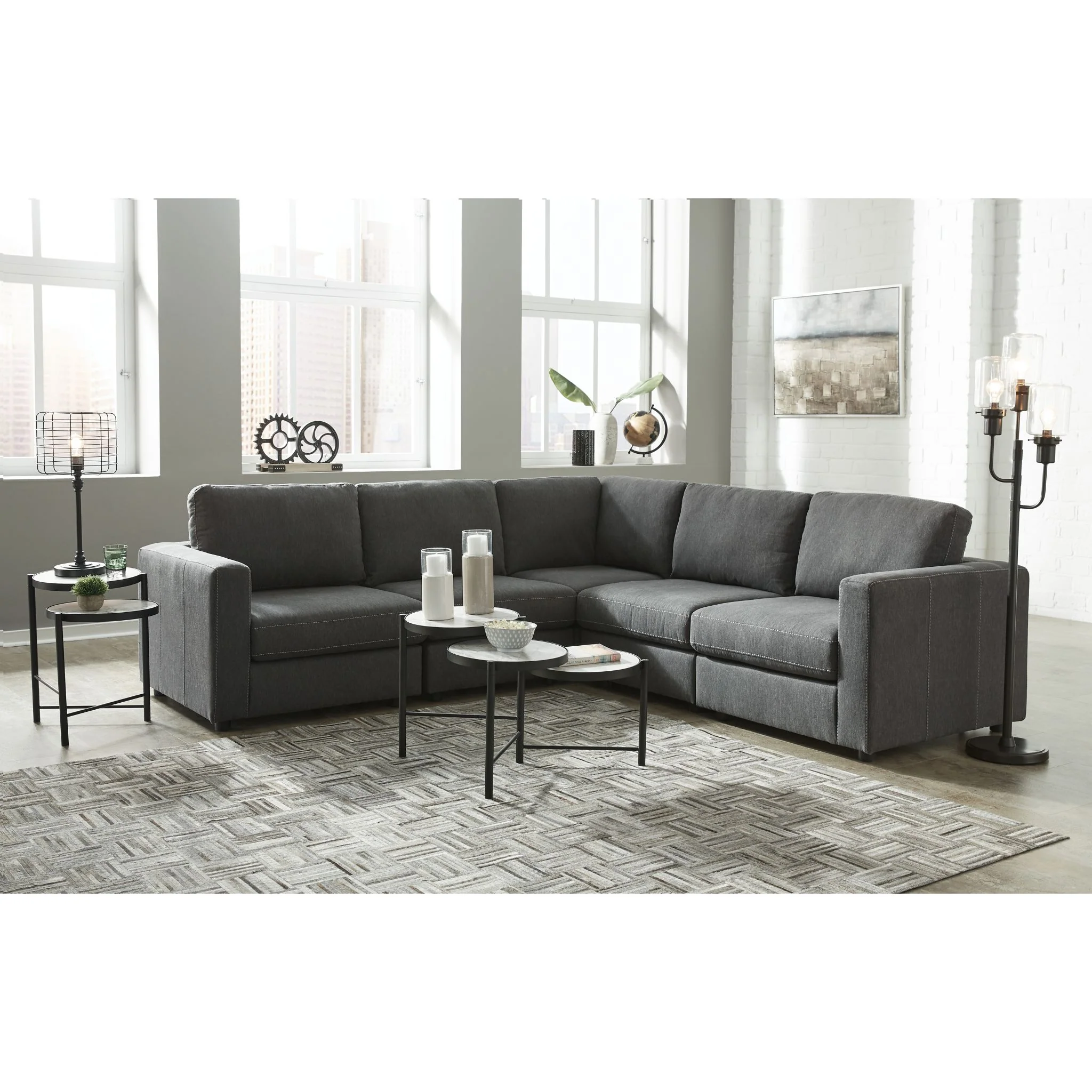 Candela 5 Piece Sectional - Image 4
