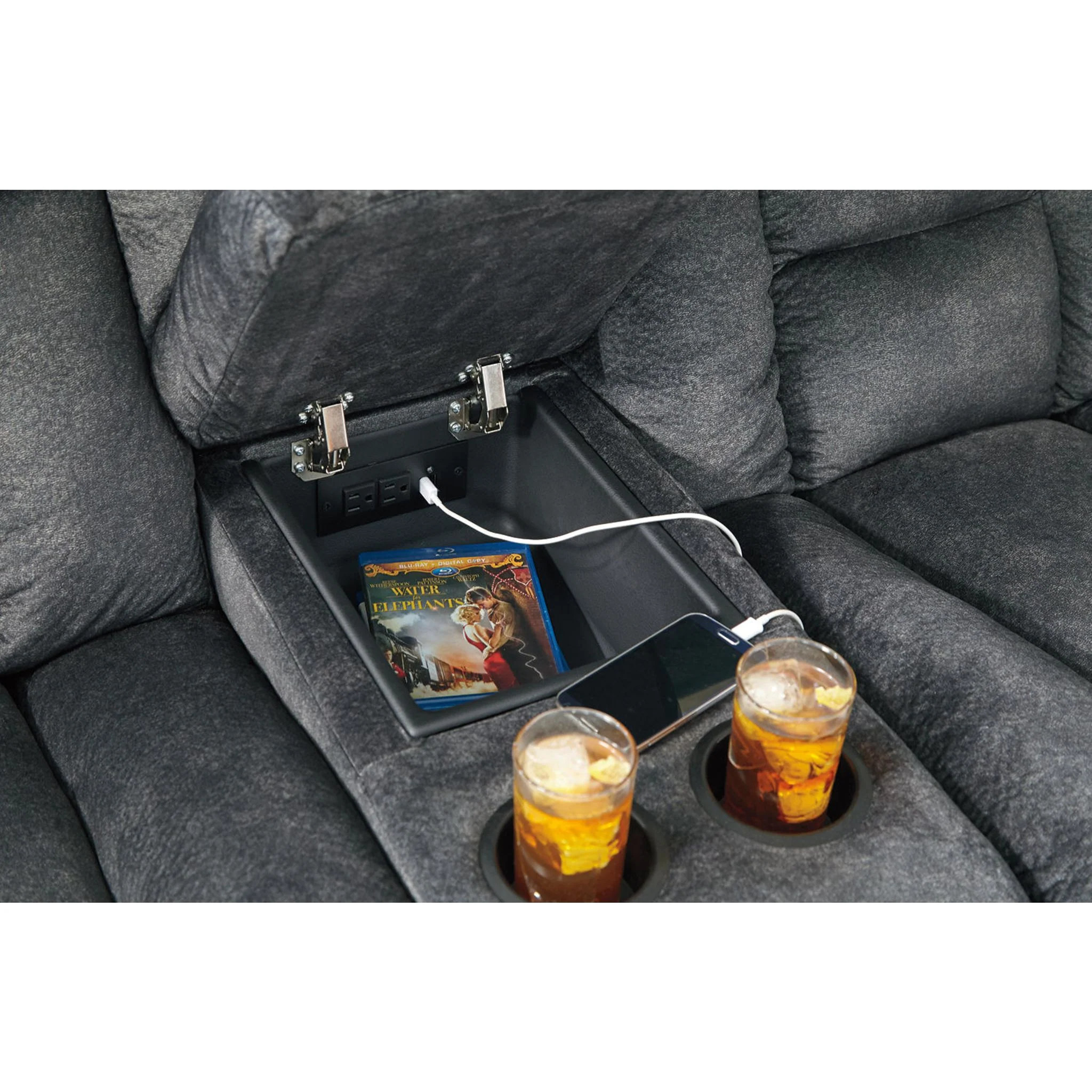 Capehorn Reclining Loveseat with Console - Image 12