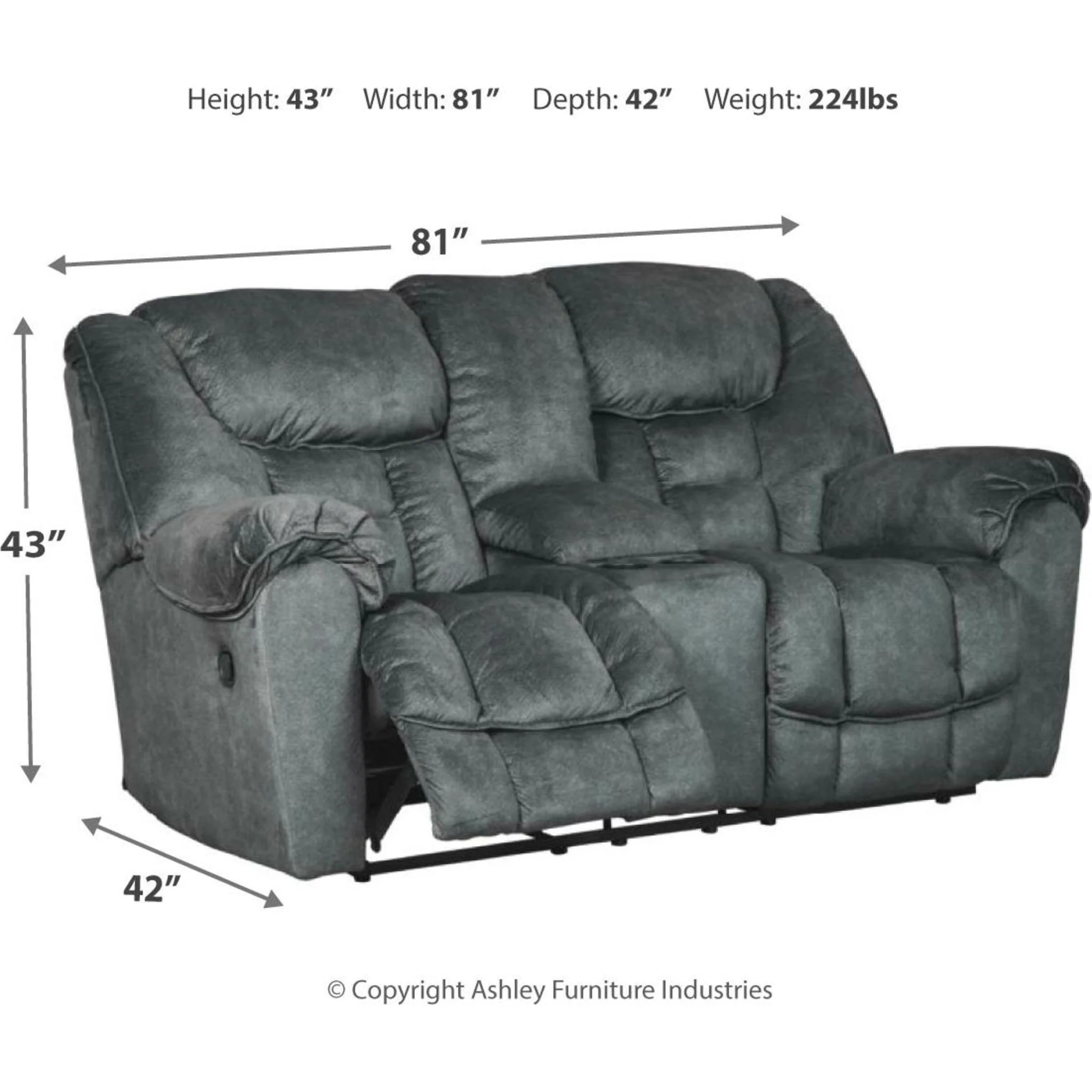Capehorn Reclining Loveseat with Console - Image 14