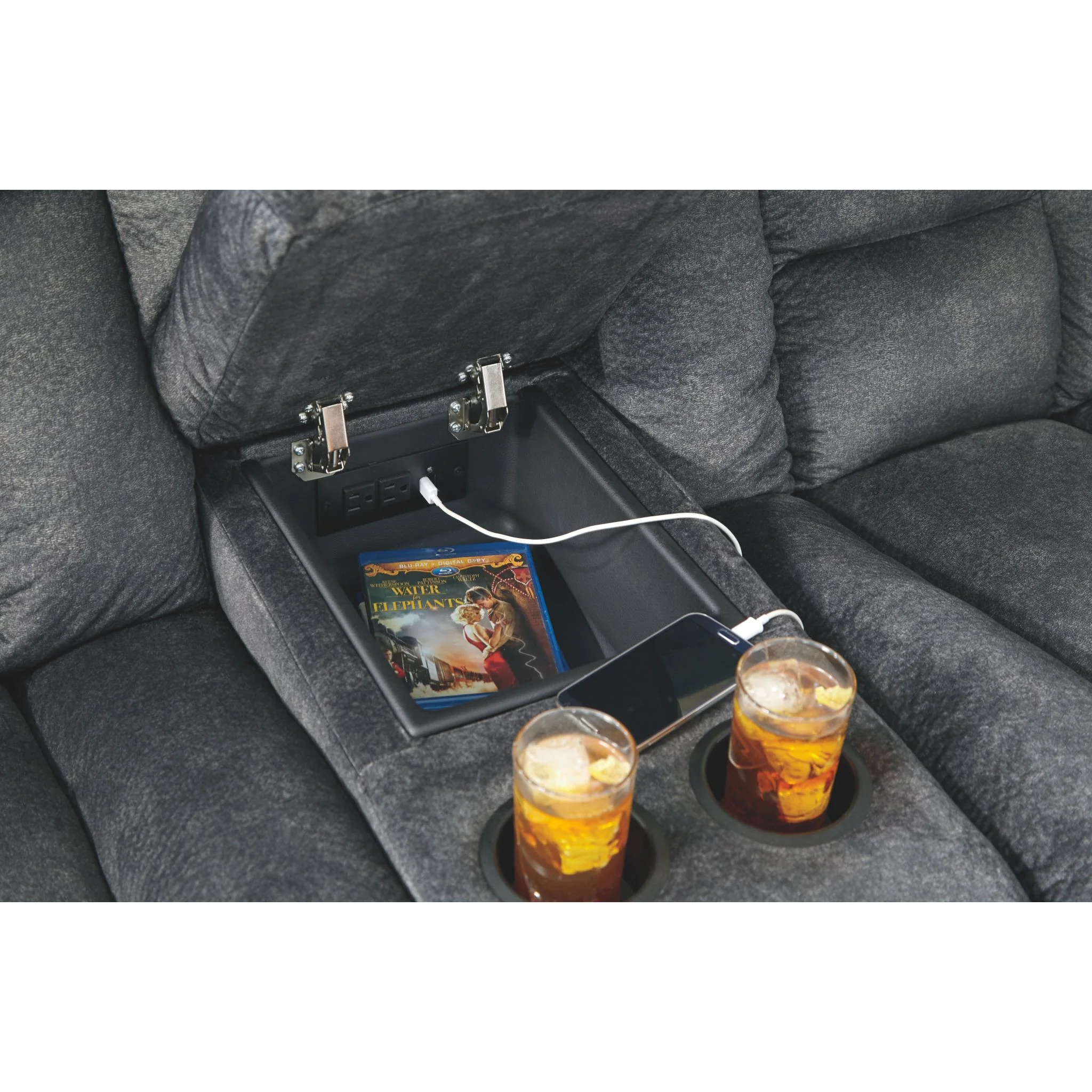 Capehorn Reclining Loveseat with Console - Image 3
