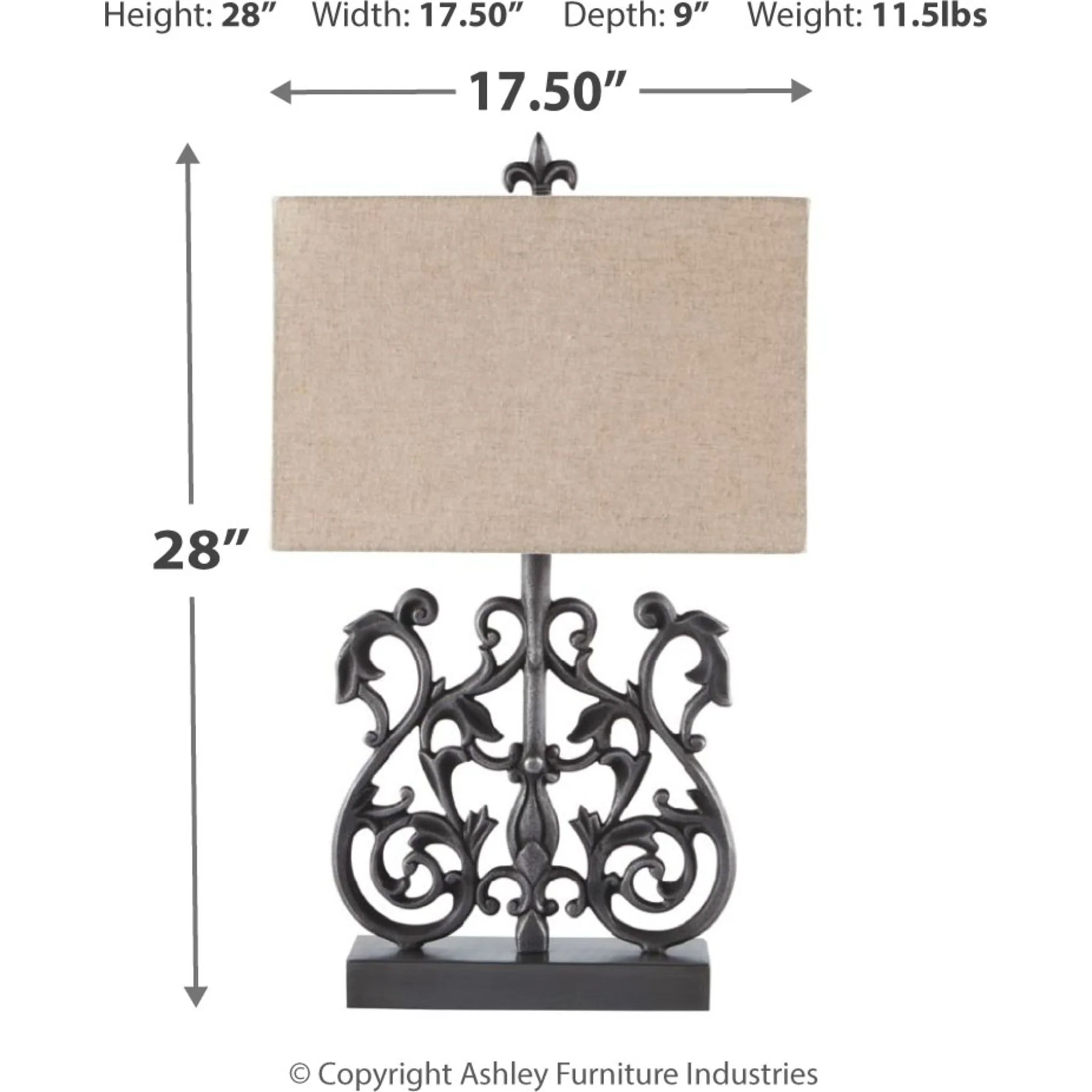 Capper Table Lamp (Single) - Image 4