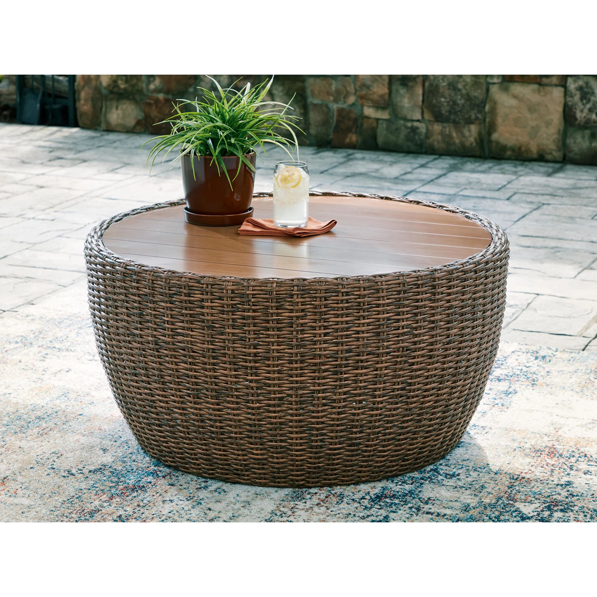Cardiff Beach Outdoor Coffee Table - Image 2