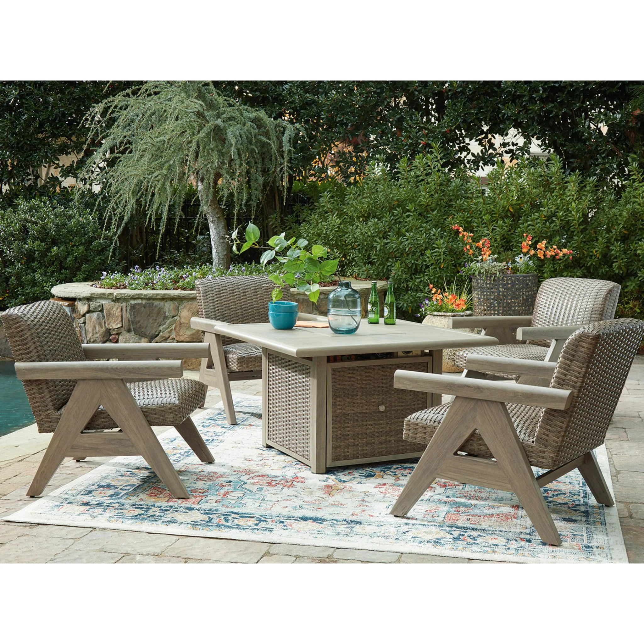 Carisbo 5 Piece Outdoor Seating - Image 3