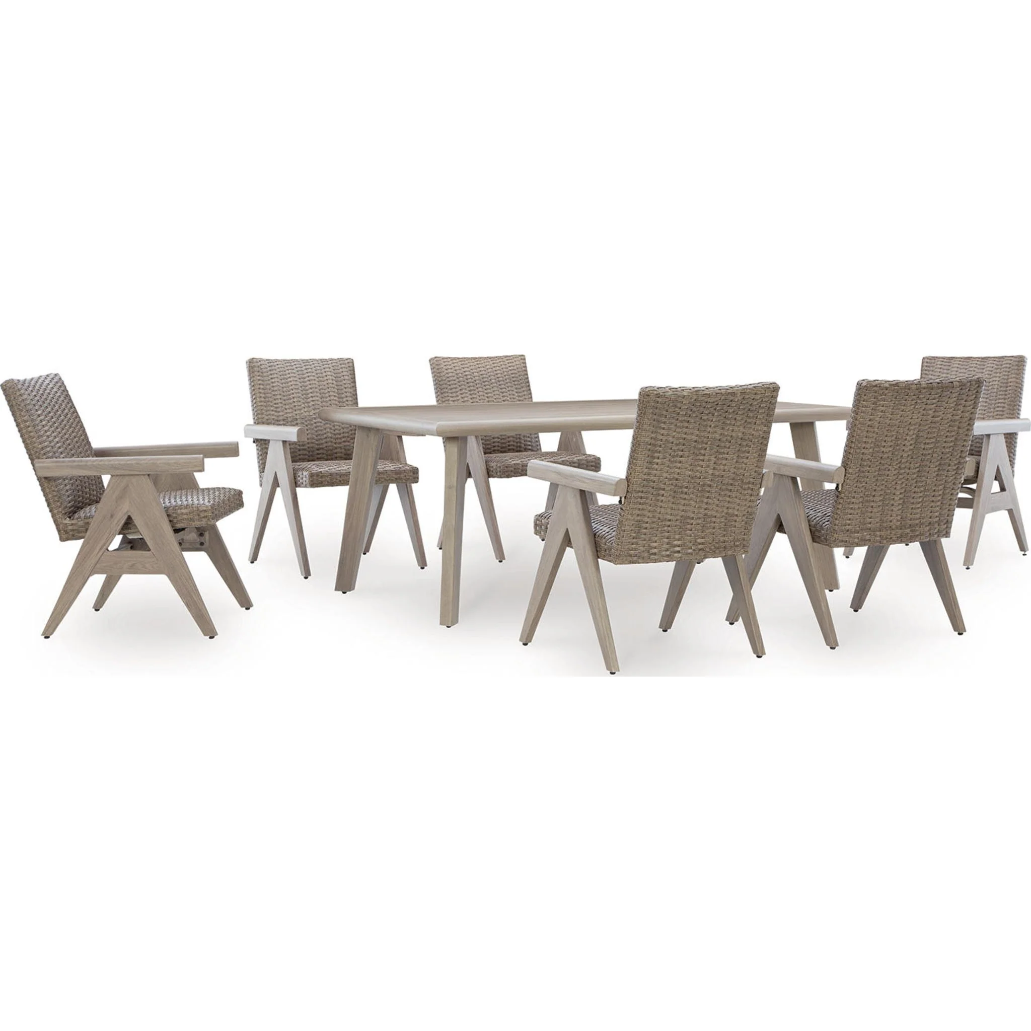 Carisbo 7 Piece Outdoor Dining Set - Image 4