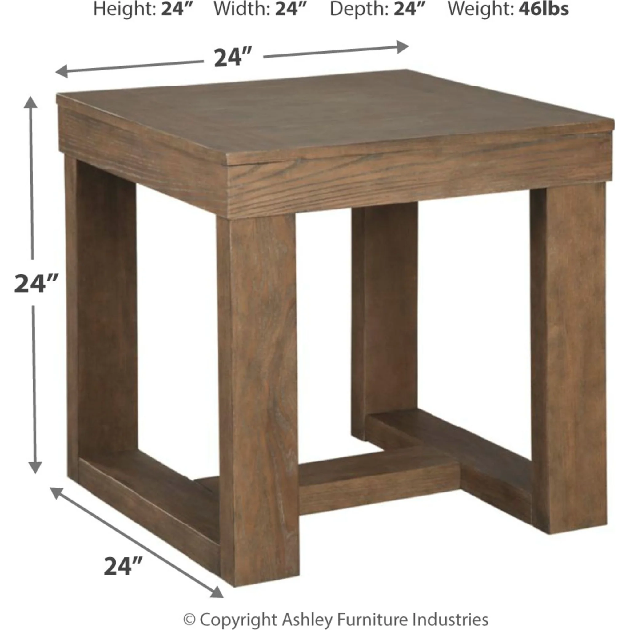 Cariton Square End Table - Image 4